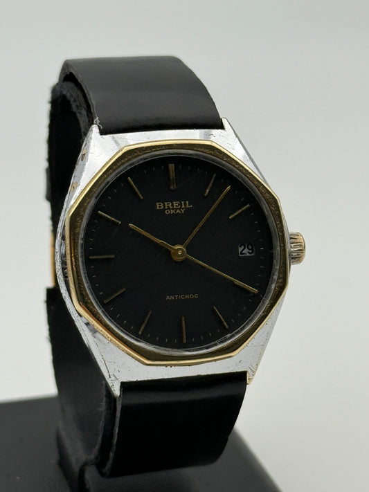 breil okay swiss made vintage black