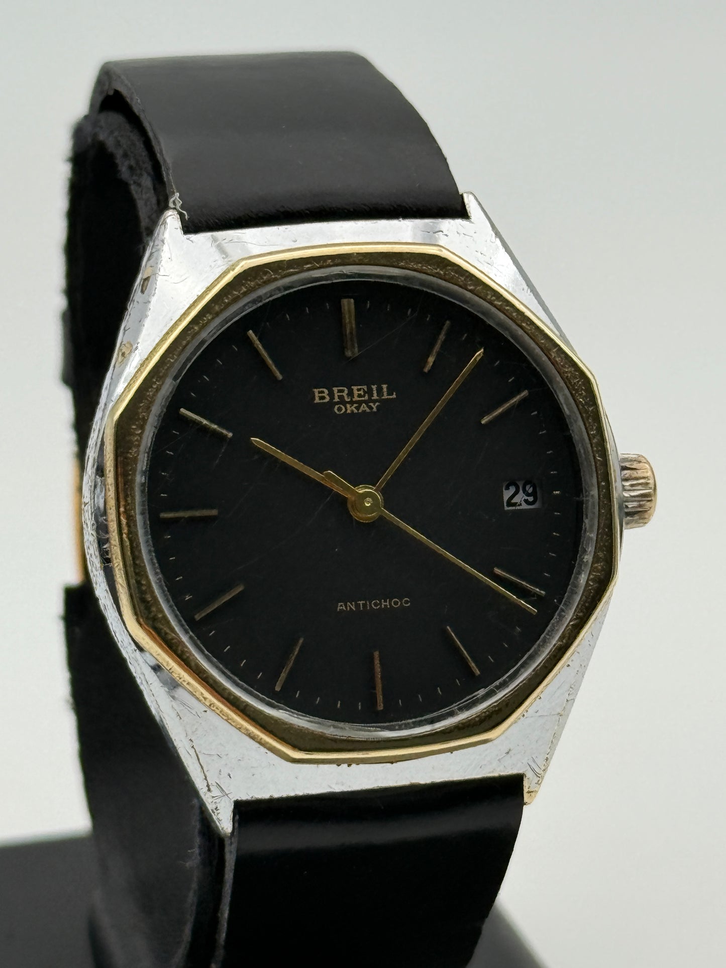 breil okay swiss made vintage black