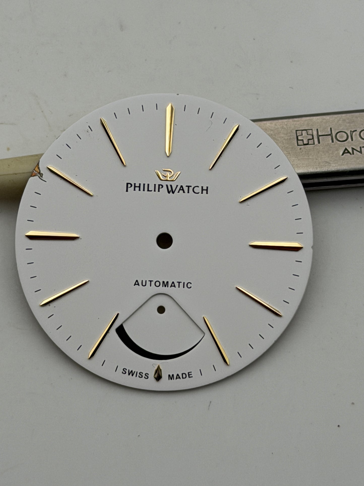 philip watch automatic power reserve 36mm dial quadrante