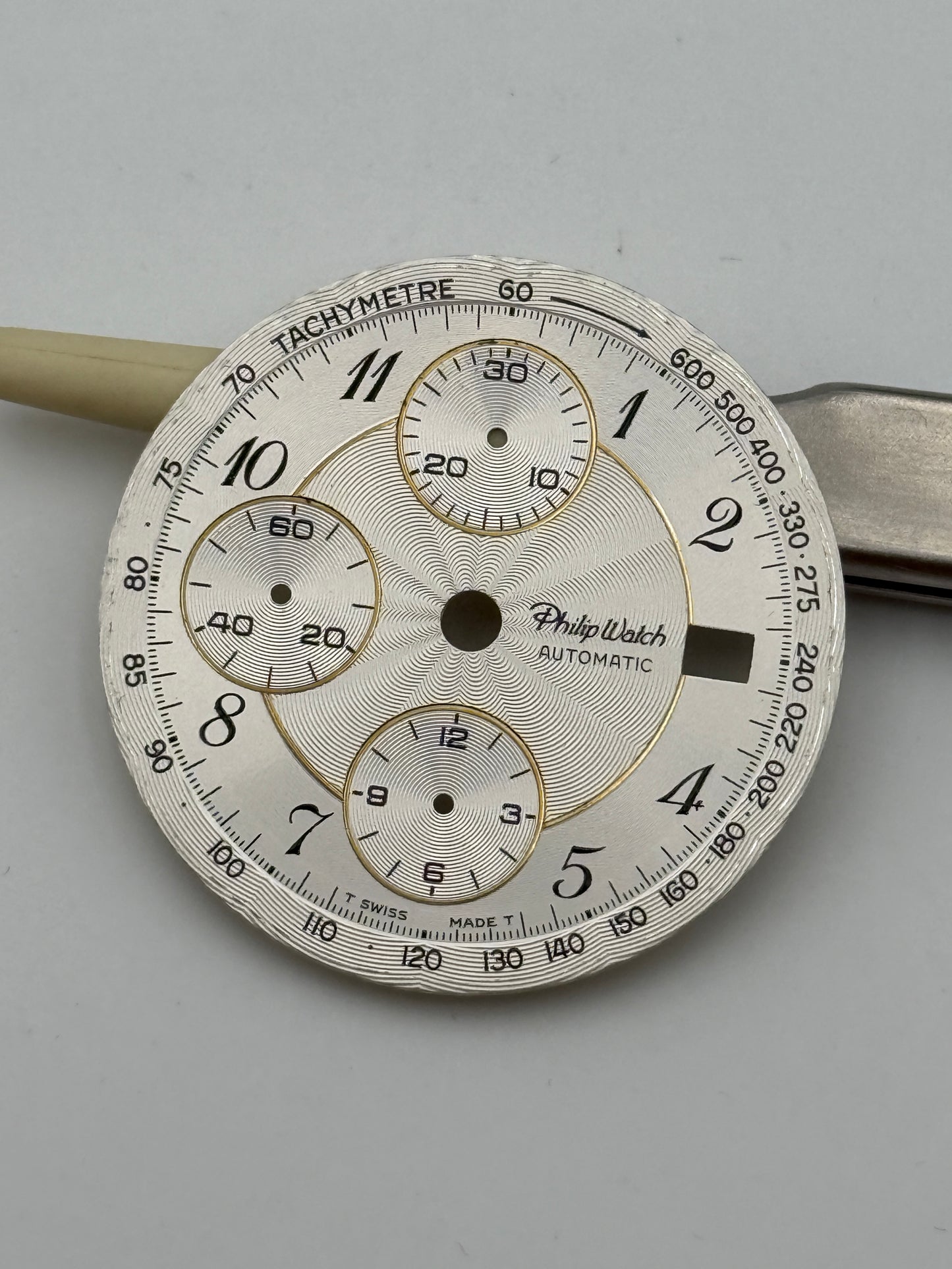 philip watch eta valjoux 7750 chronograph dial quadrante kit completo 32mm