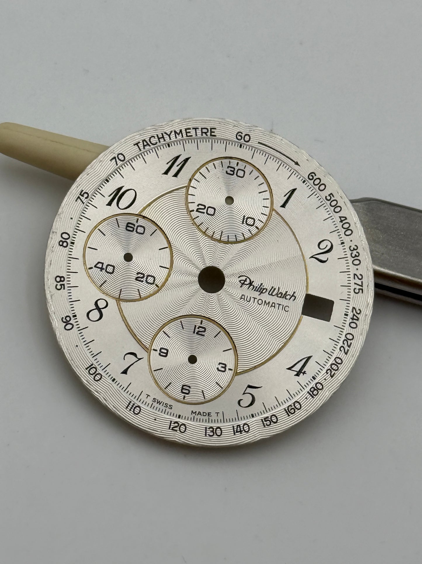 philip watch eta valjoux 7750 chronograph dial quadrante kit completo 32mm