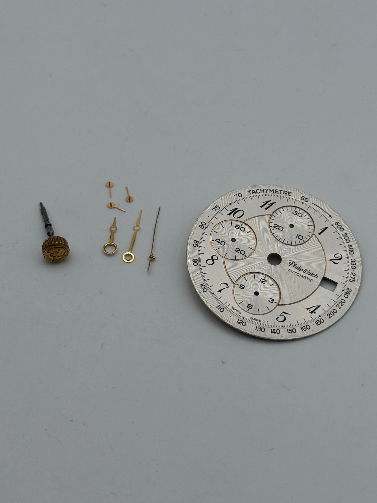 philip watch eta valjoux 7750 chronograph dial quadrante kit completo 32mm