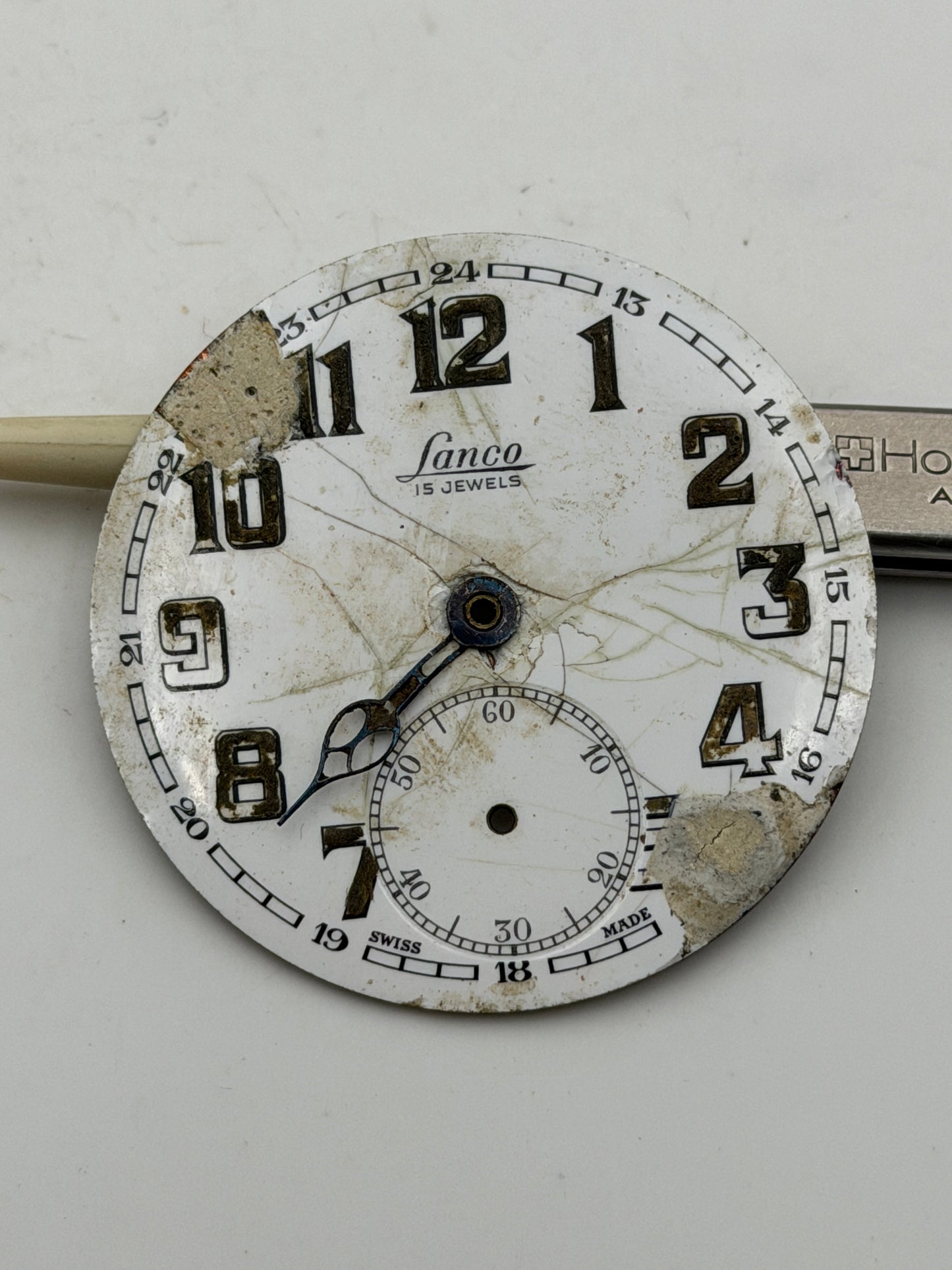 lanco tasca 42.5mm pocket watch dial quadrante