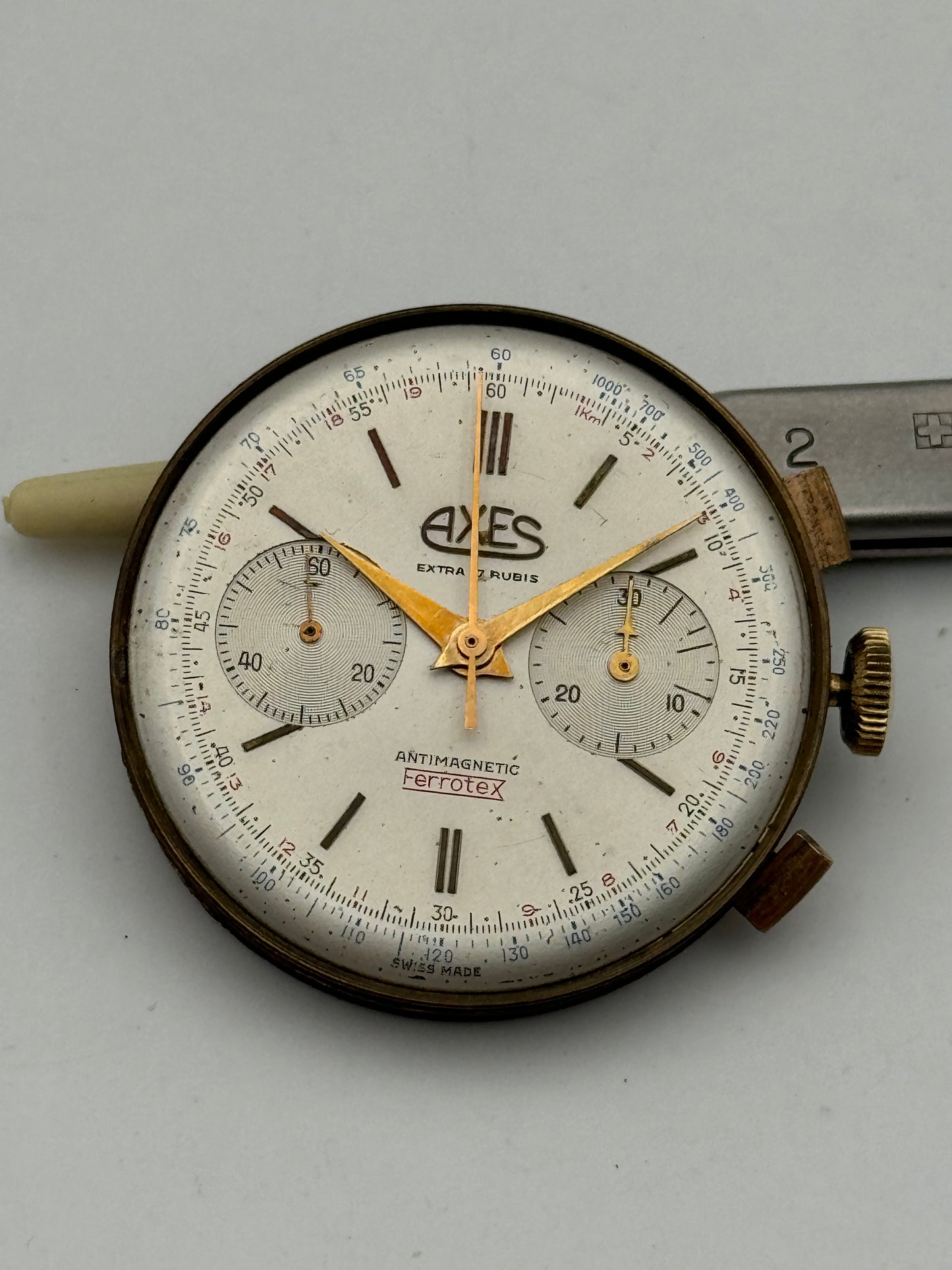 axes landeron 248 ferrotex chrono movement movimento