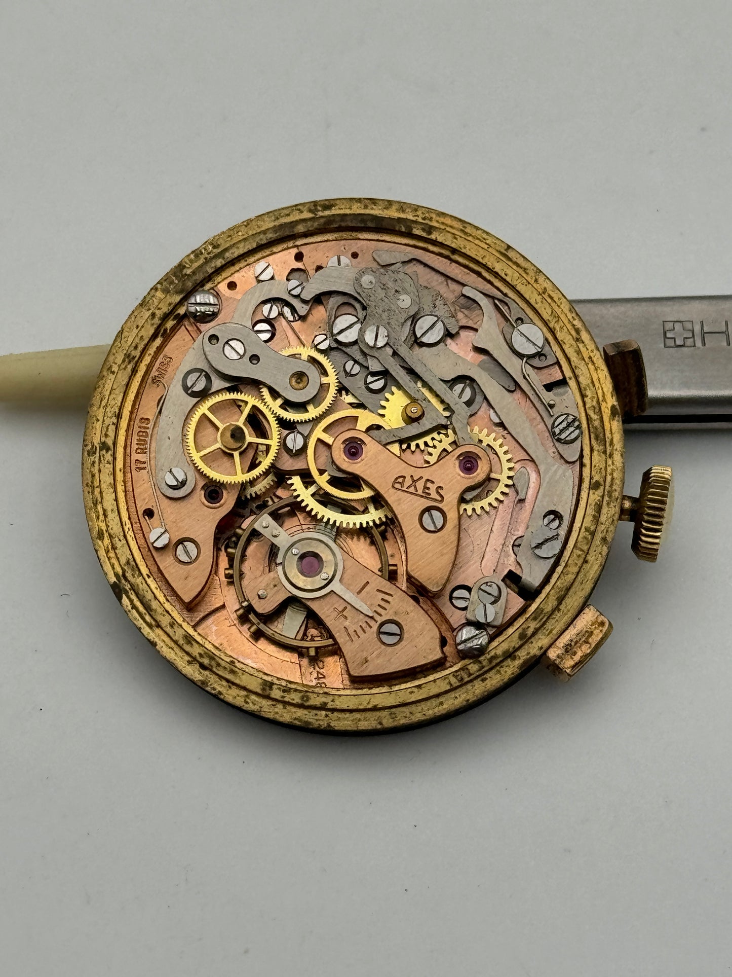 axes landeron 248 ferrotex chrono movement movimento