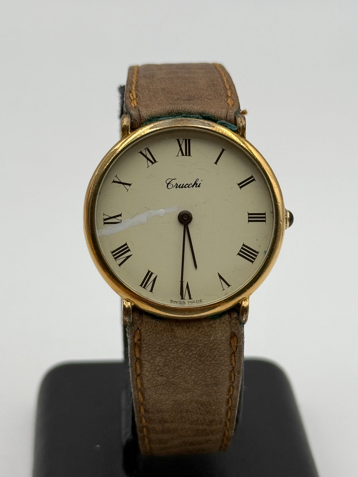 trucchi swiss made watch eta old quartz movement 31mm