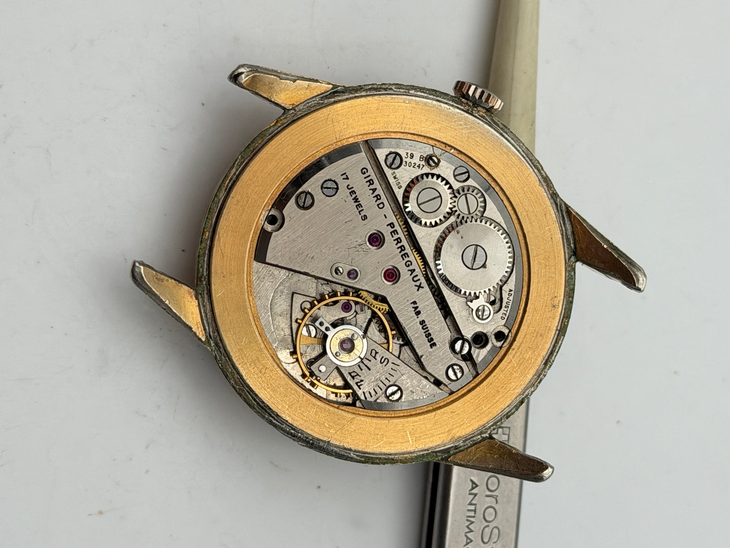 girard perregaux vintage calendar 35mm