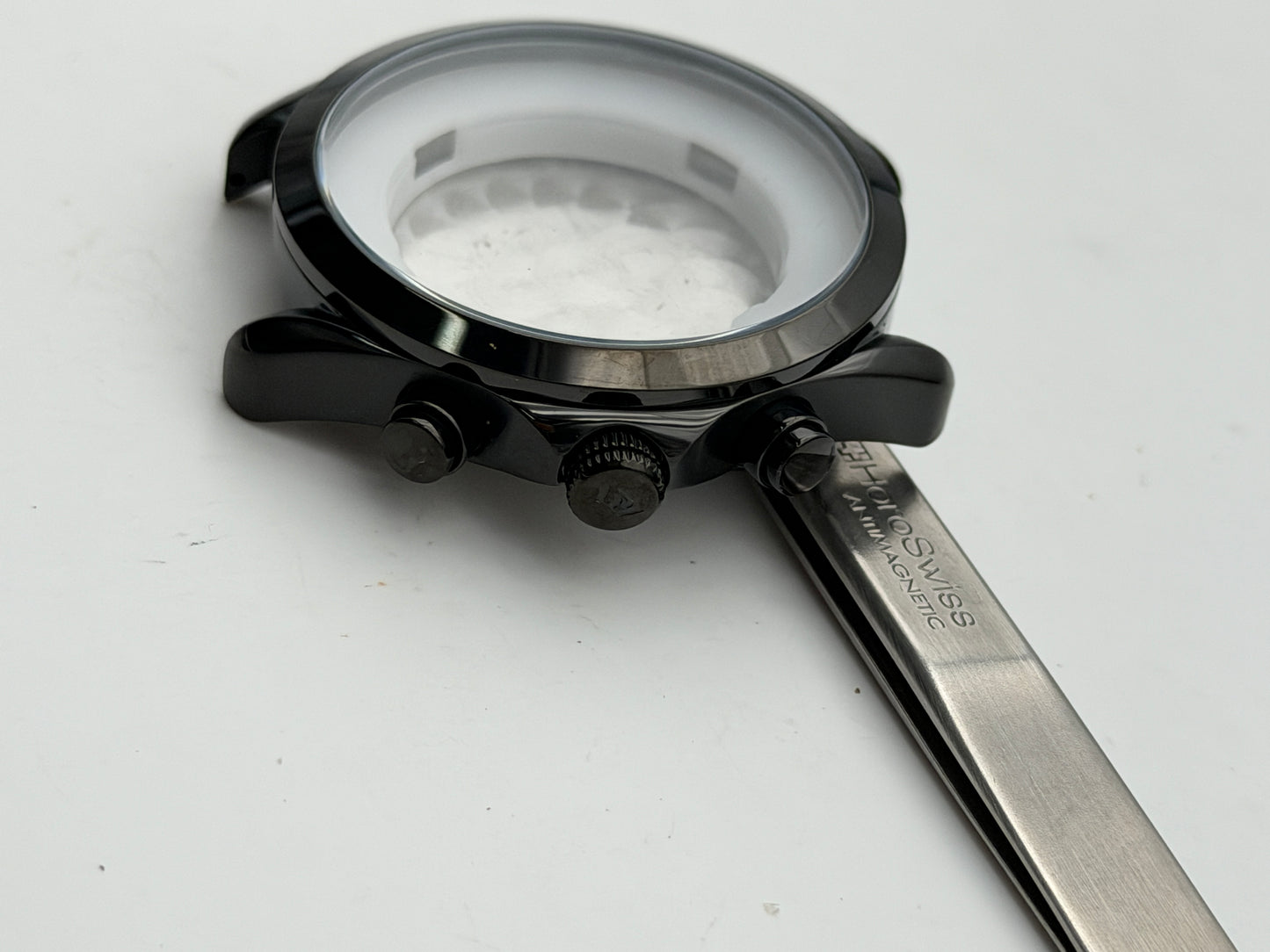 philip watch chrono 8271665006-29400 nero pvd 42mm cassa case