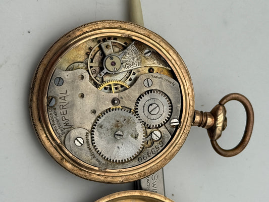 imperial buren pocket watch movement movimento 50mm