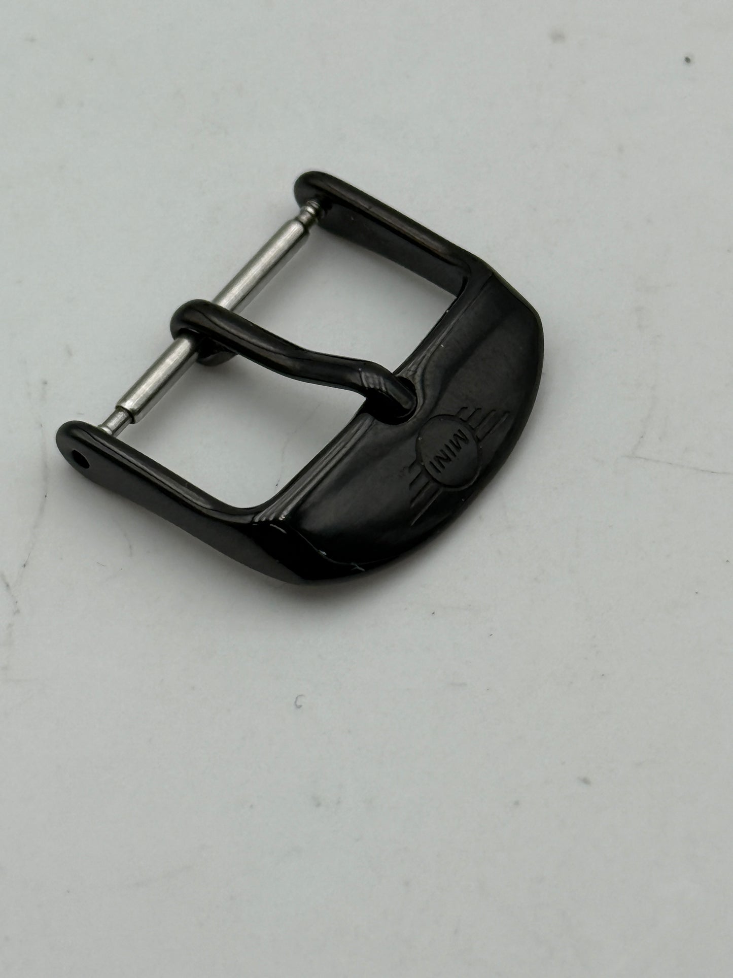 mini cooper fibbia buckle 18mm black watch