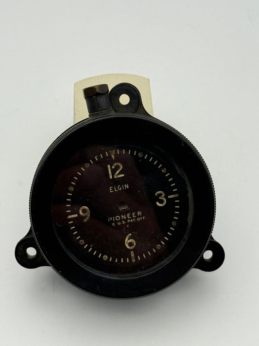 elgin pioneer cus pat off military war watch airplane rare 71mm