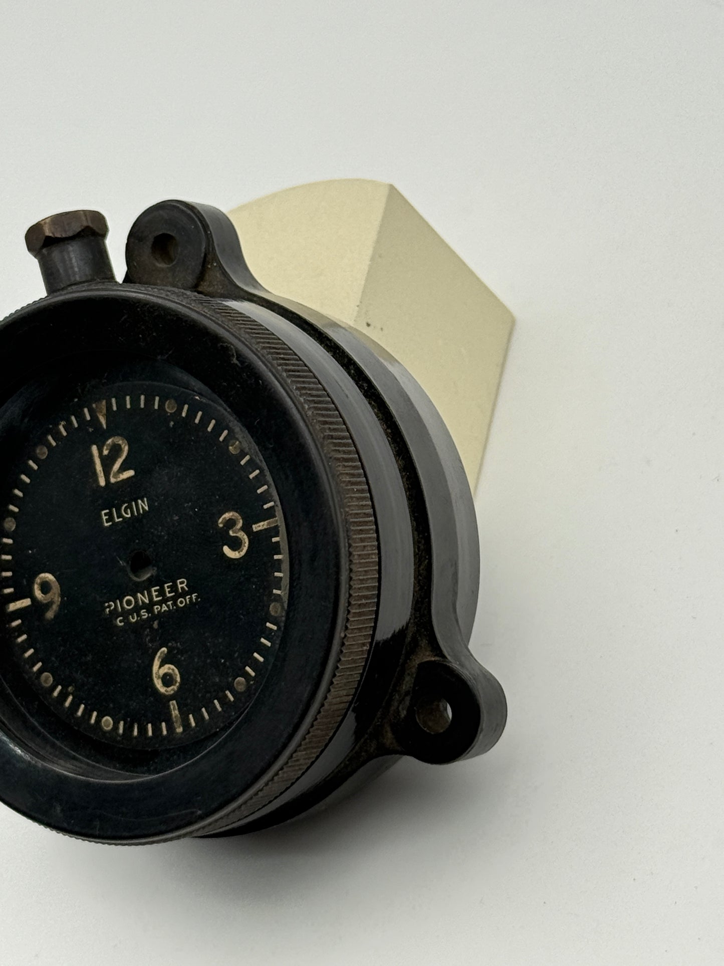 elgin pioneer cus pat off military war watch airplane rare 71mm