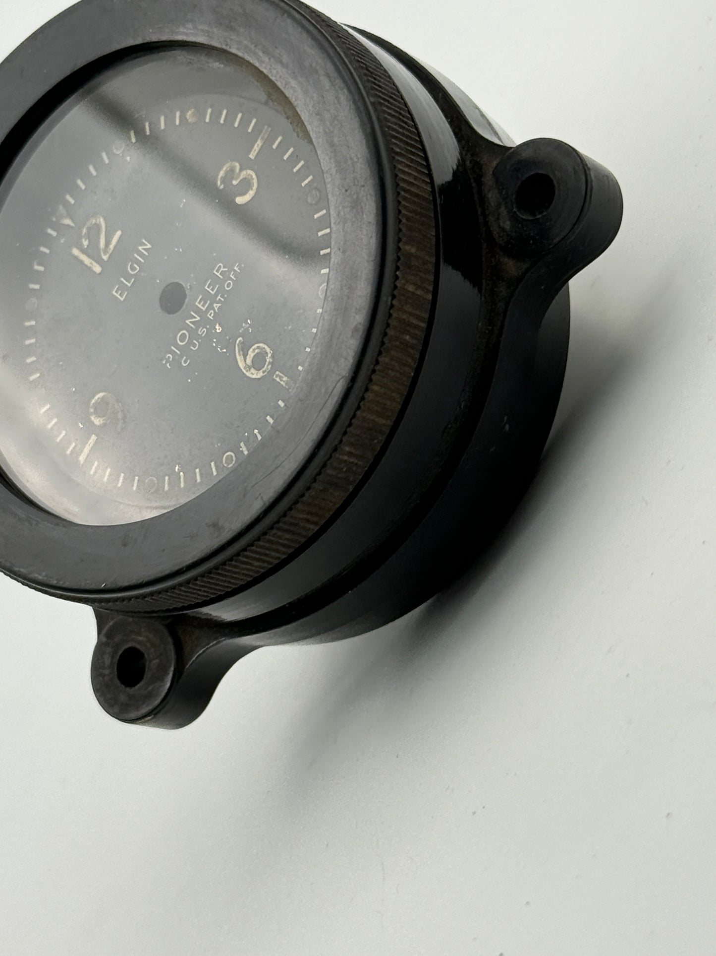 elgin pioneer cus pat off military war watch airplane rare 71mm