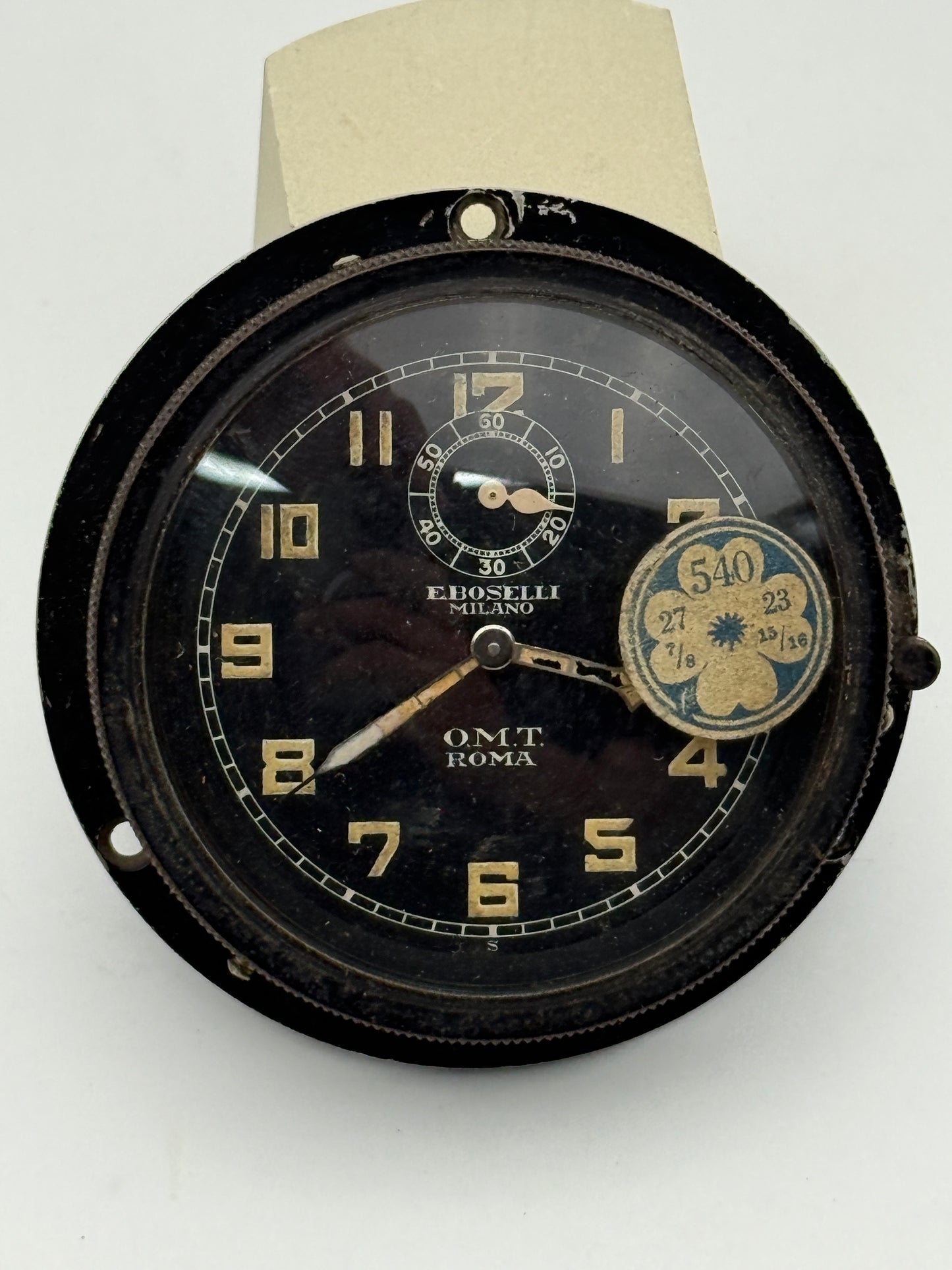 eboselli milano omg roma military watch war airplane vintage 70mm