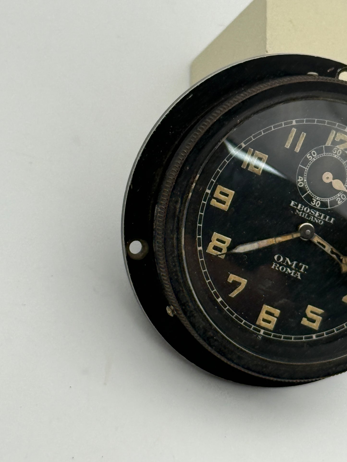 eboselli milano omg roma military watch war airplane vintage 70mm