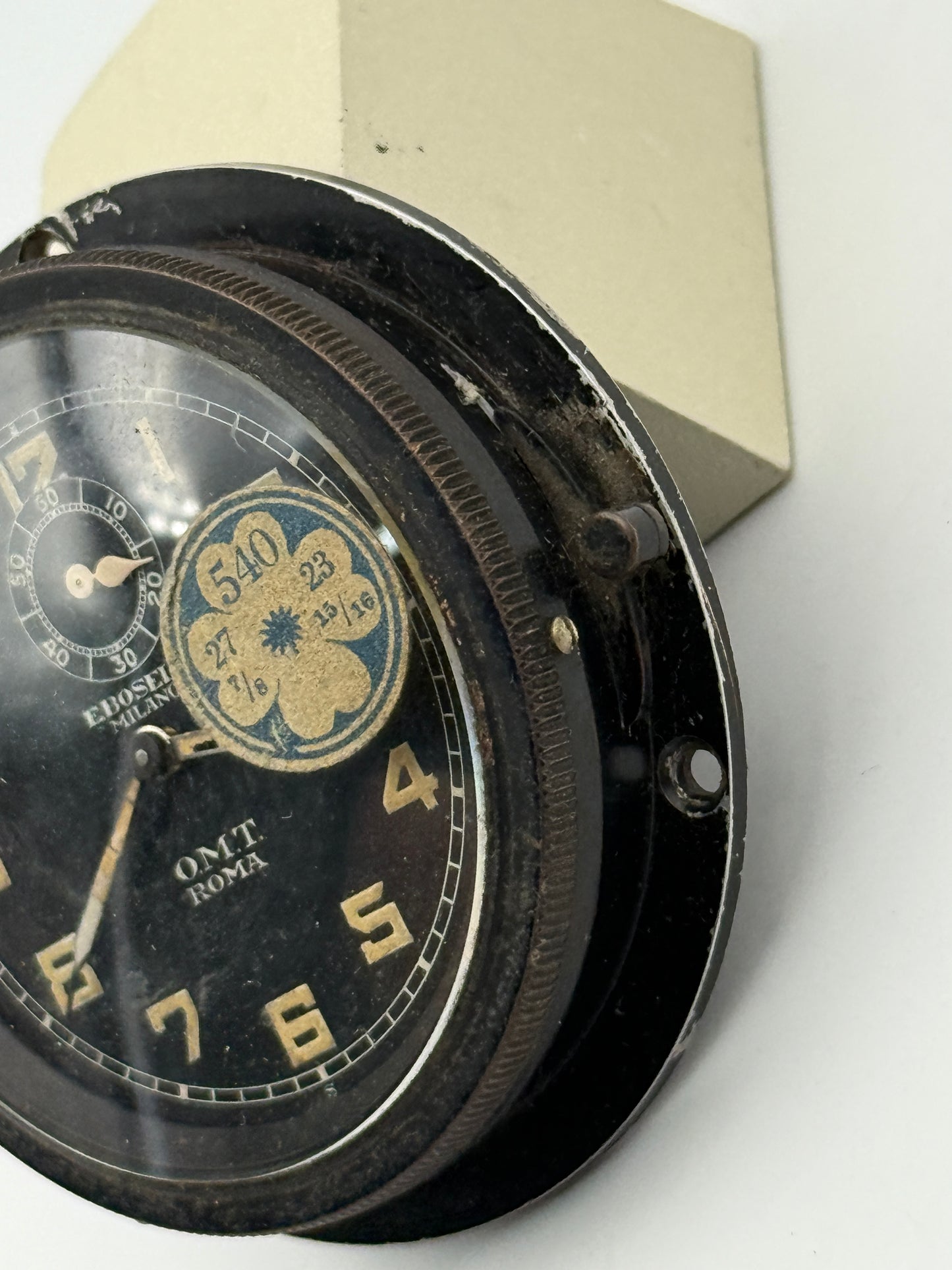 eboselli milano omg roma military watch war airplane vintage 70mm