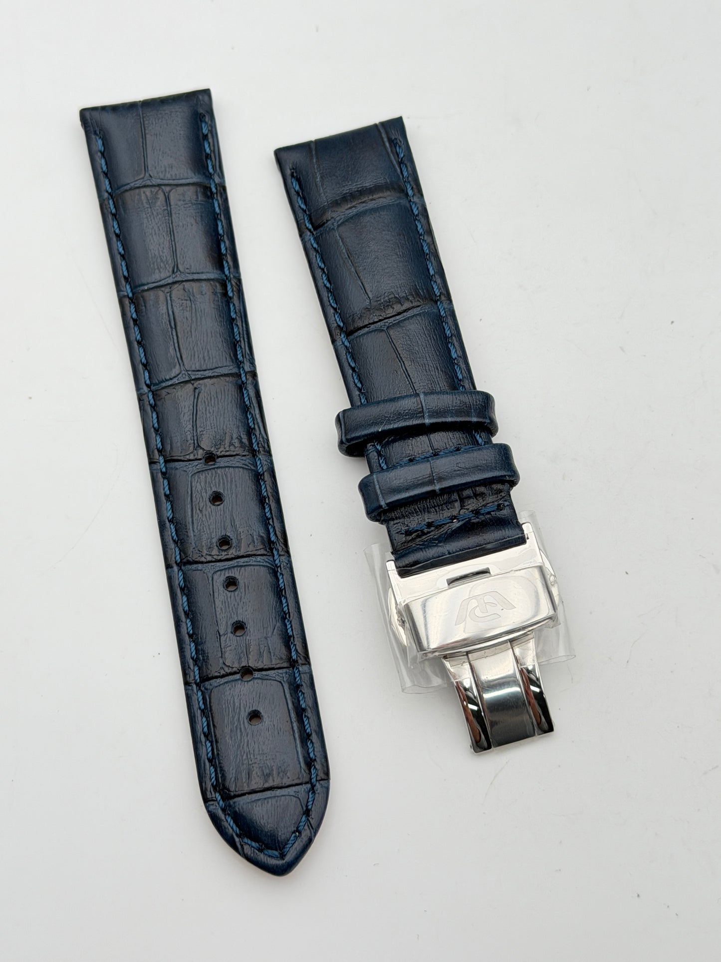 philip watch blu deployante acciaio 20mm cinturino strap