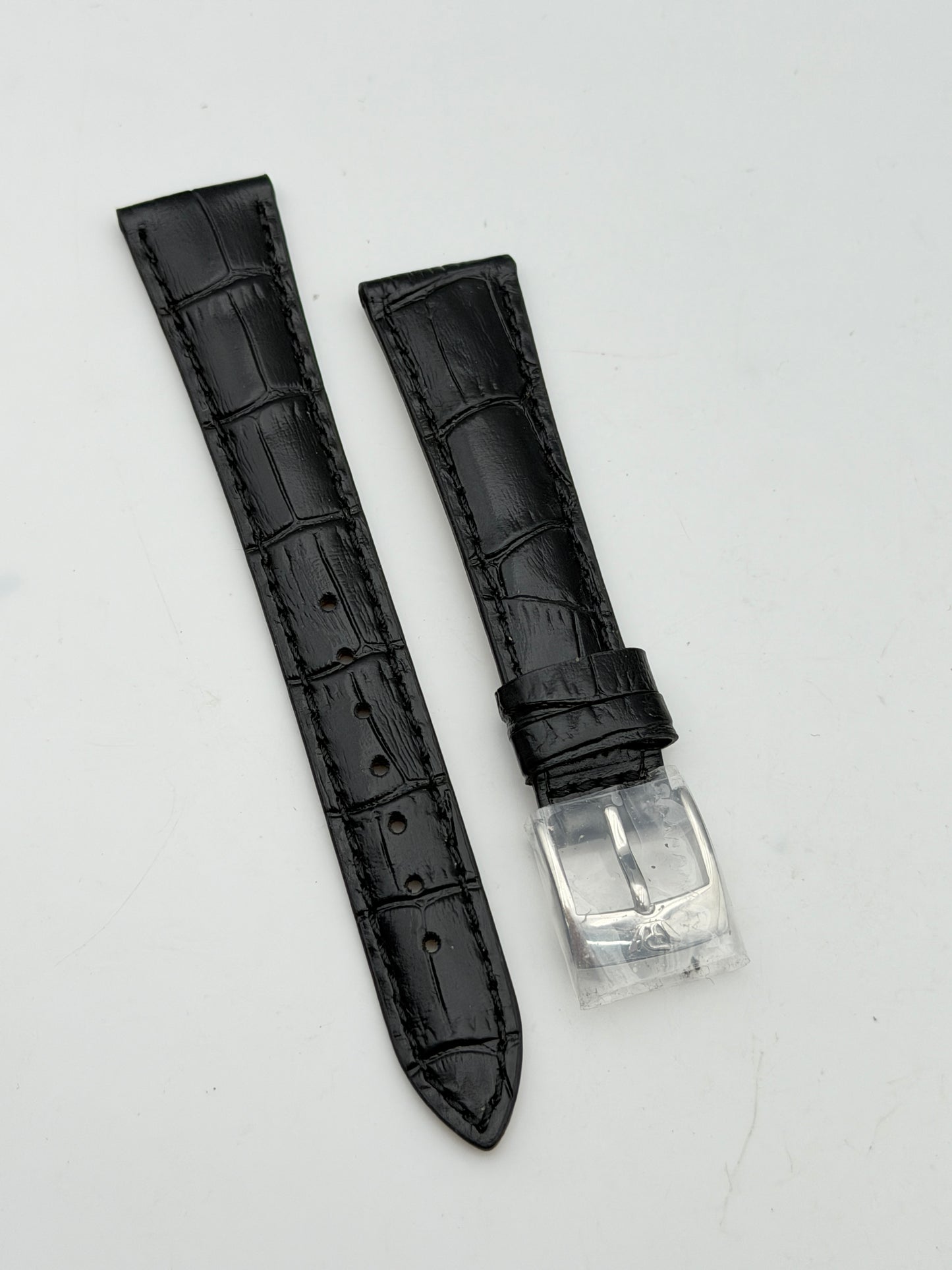 philip watch nero 18mm pelle cinturino strap