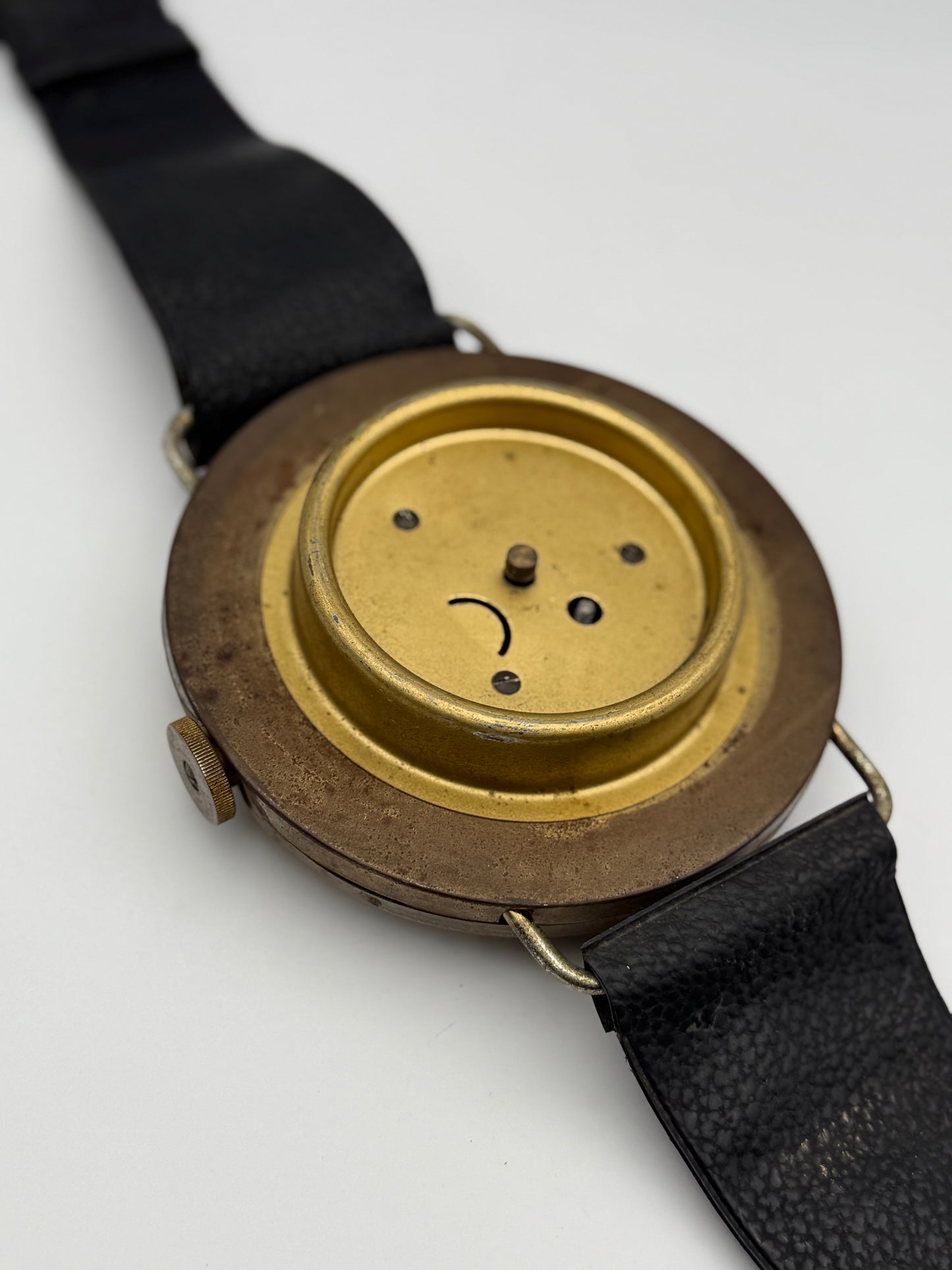 vintage big watch swiss made orologio da parete
