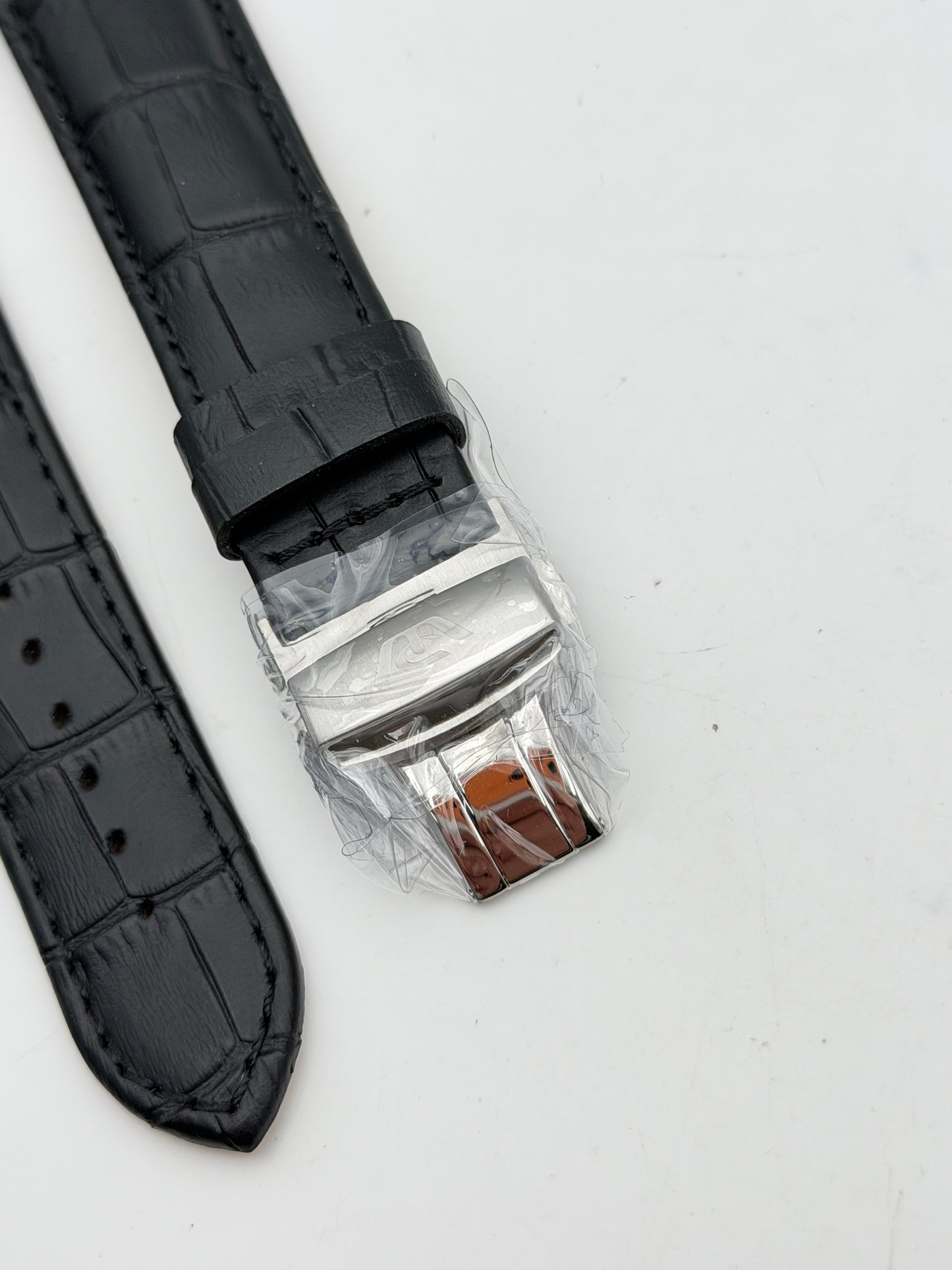 philip watch nero 22mm cinturino strap