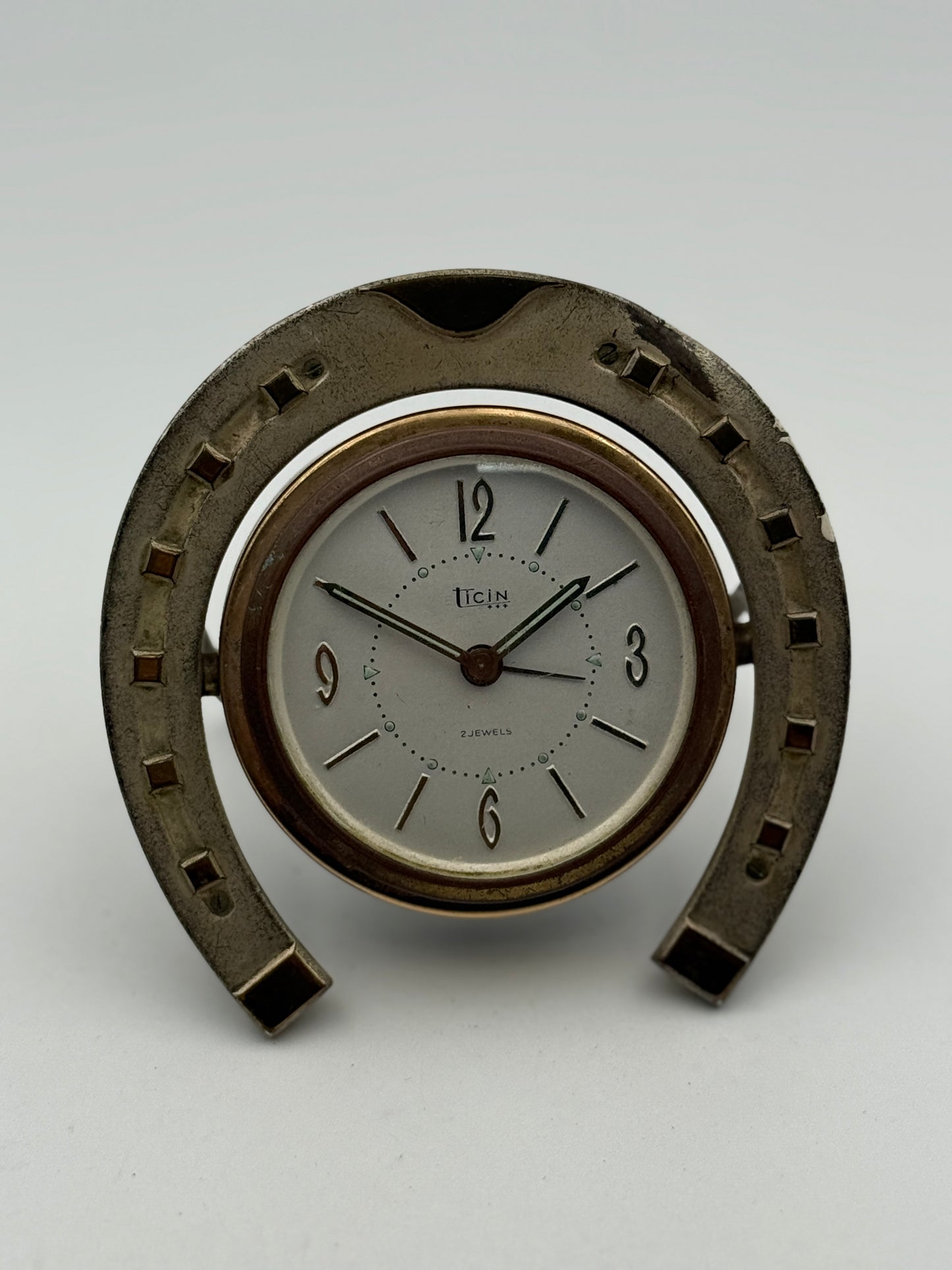 Ticino swiss made horseshoe  sveglia da tavolo