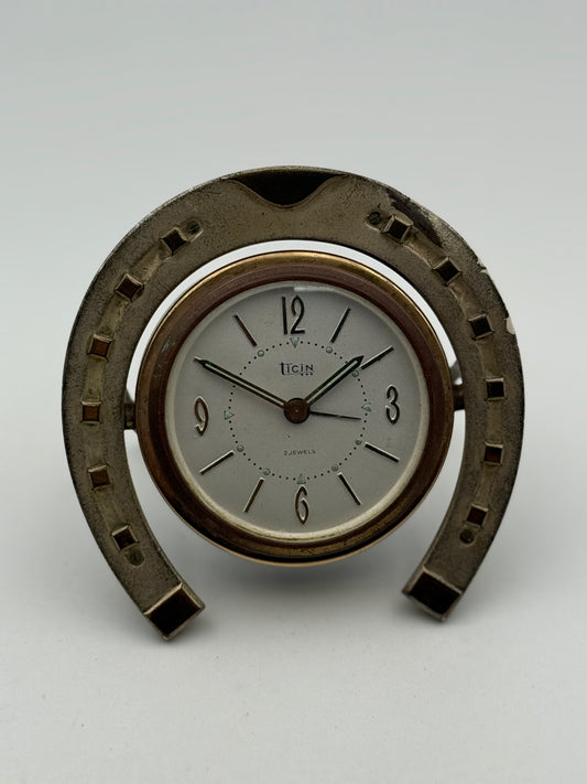 Ticino swiss made horseshoe  sveglia da tavolo