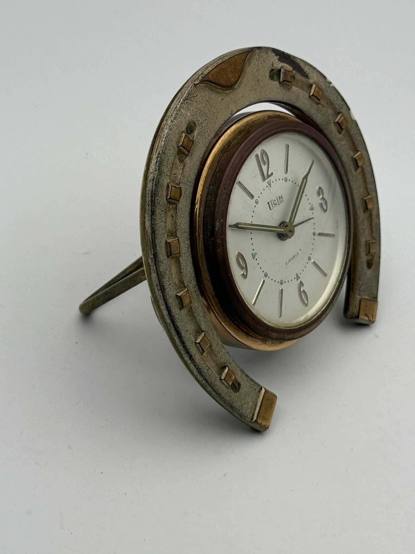 Ticino swiss made horseshoe  sveglia da tavolo