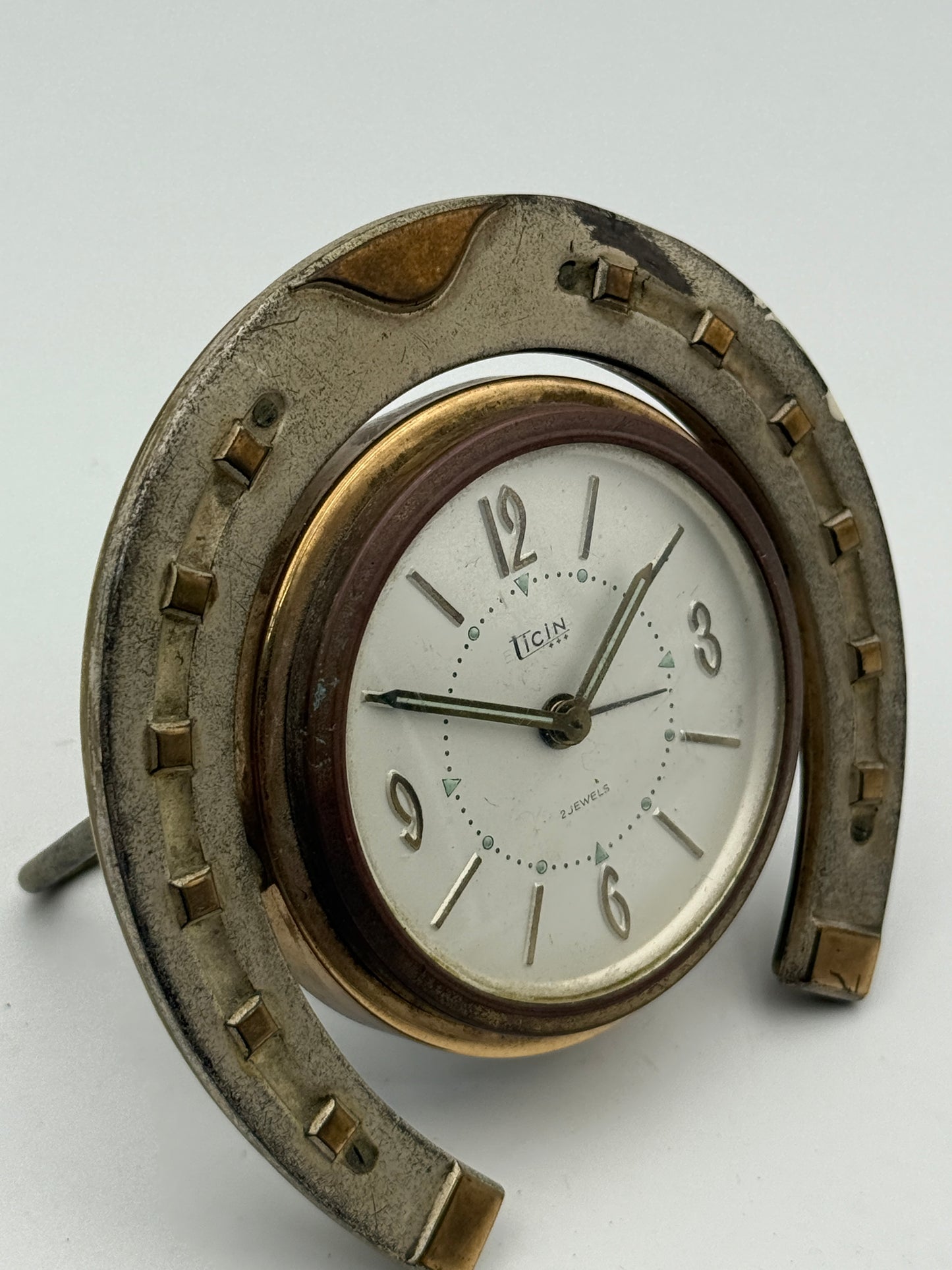 Ticino swiss made horseshoe  sveglia da tavolo