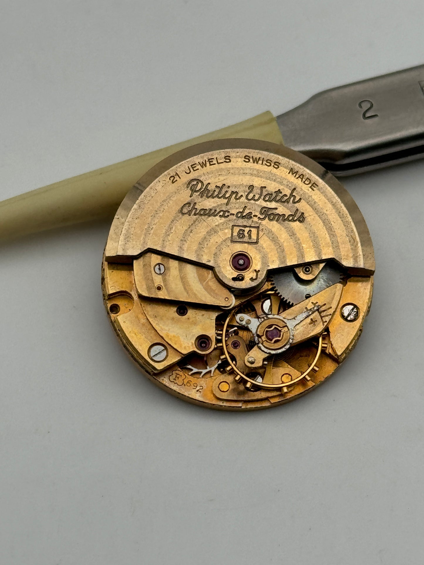 Philip Watch 61 felsa 692 automatic movement movimento