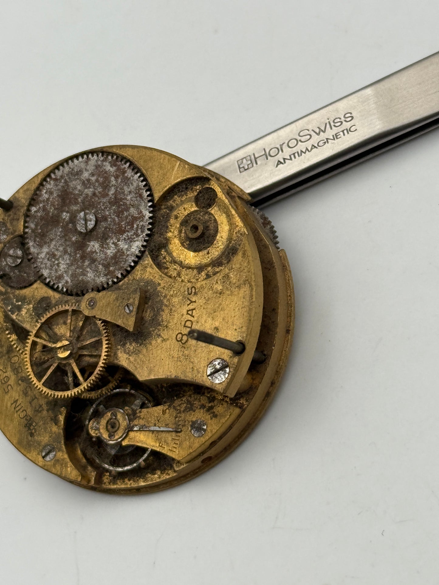 elgin 562 8 days military watch movement movimento