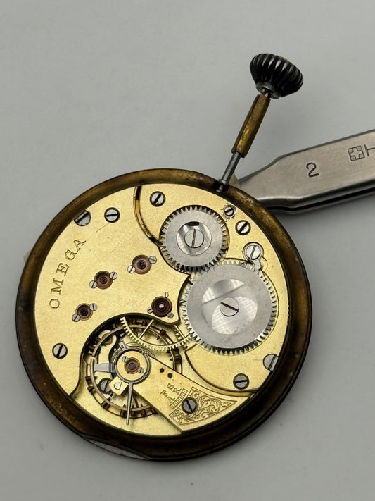 omega pocket watch old vintage 37mm movement movimento