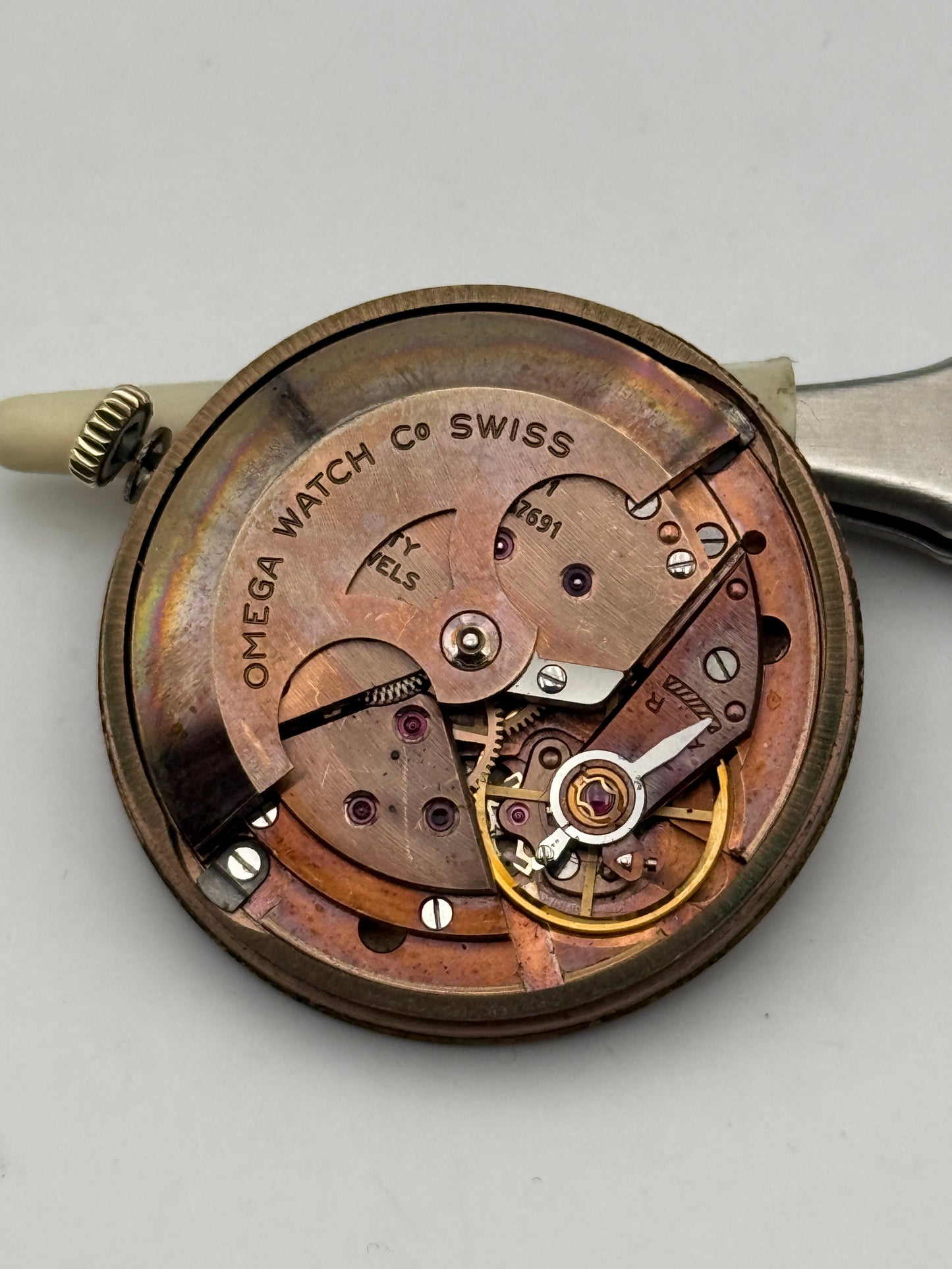 omega automatic 591 movement movimento vintage