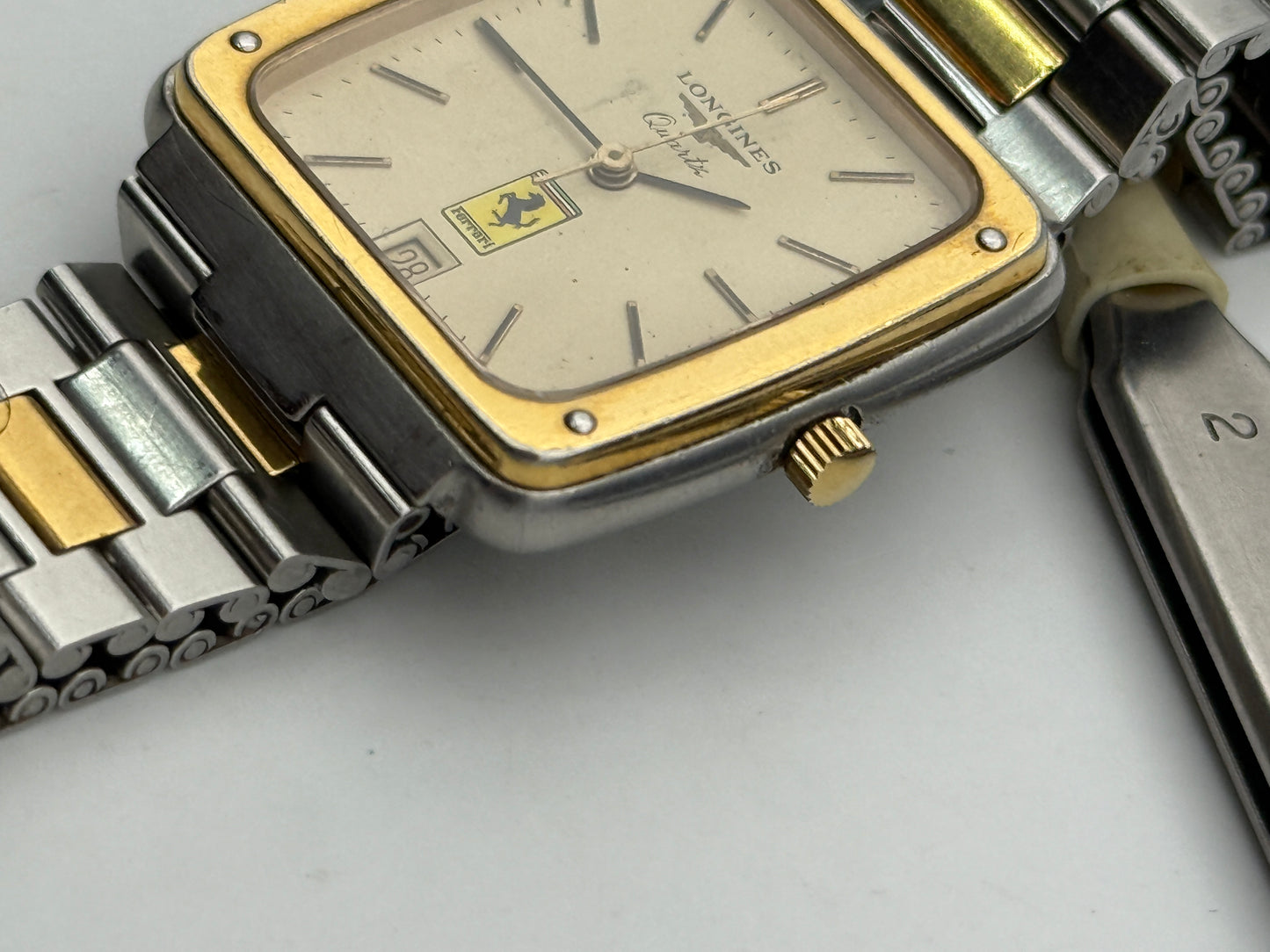 longines quartz ferrari 30x33mm limited edition vintage