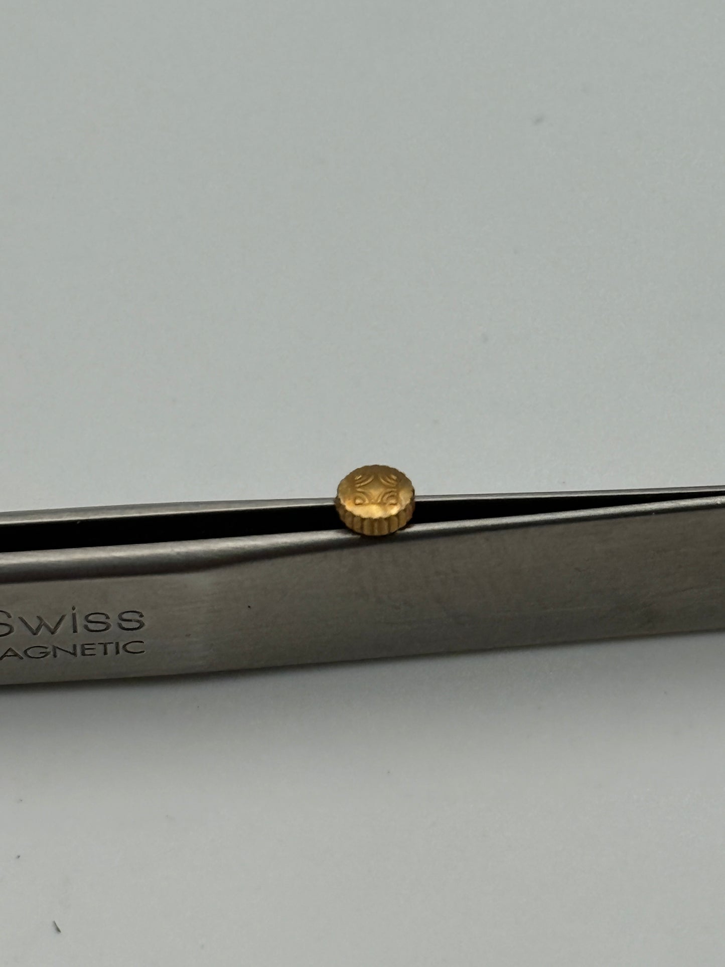 zenith dorata quadrifoglio 3,8x1,8mm corona crown dustrpoof antipolvere