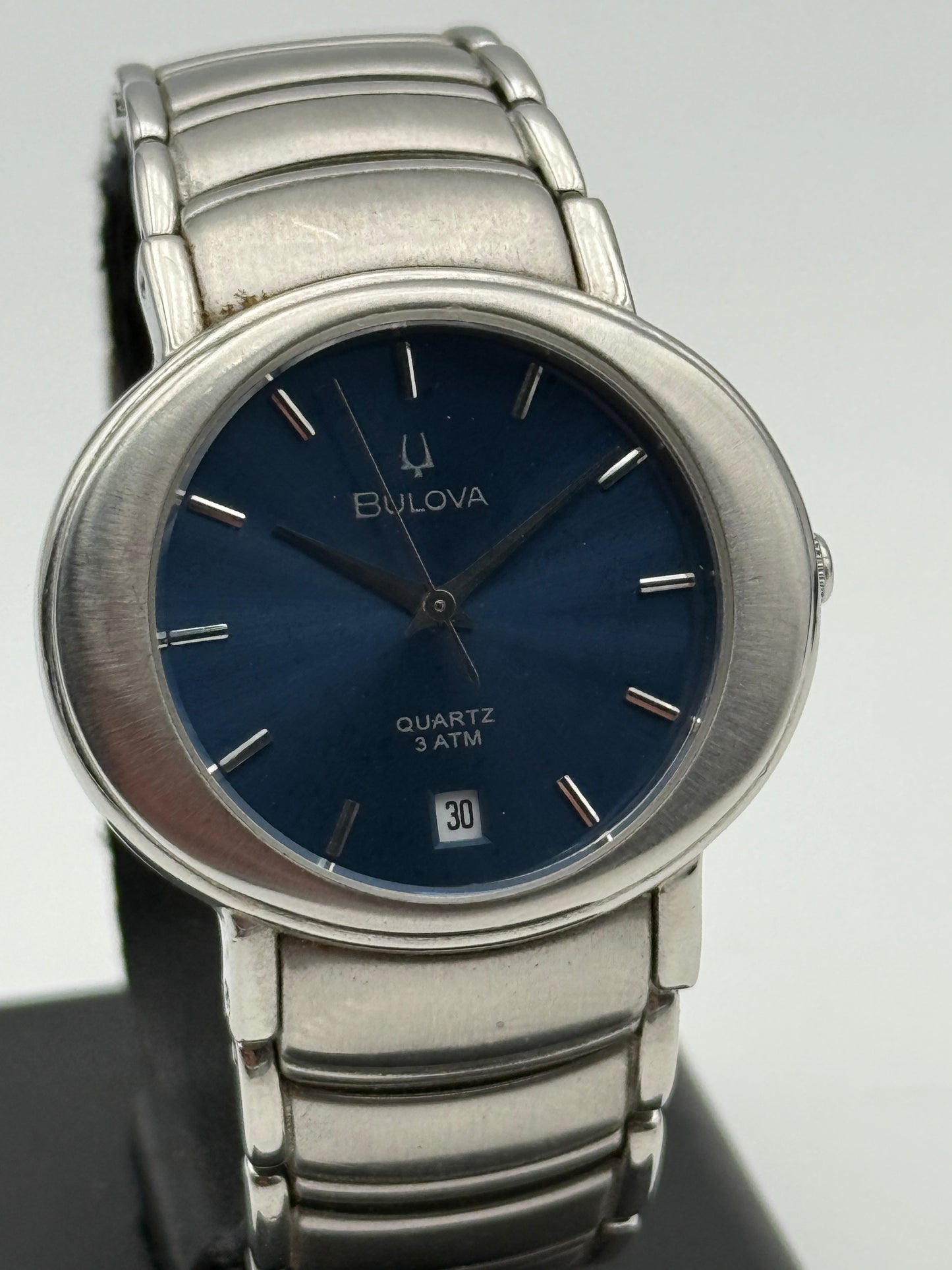 Bulova quartz 36mm watch vintage orologio