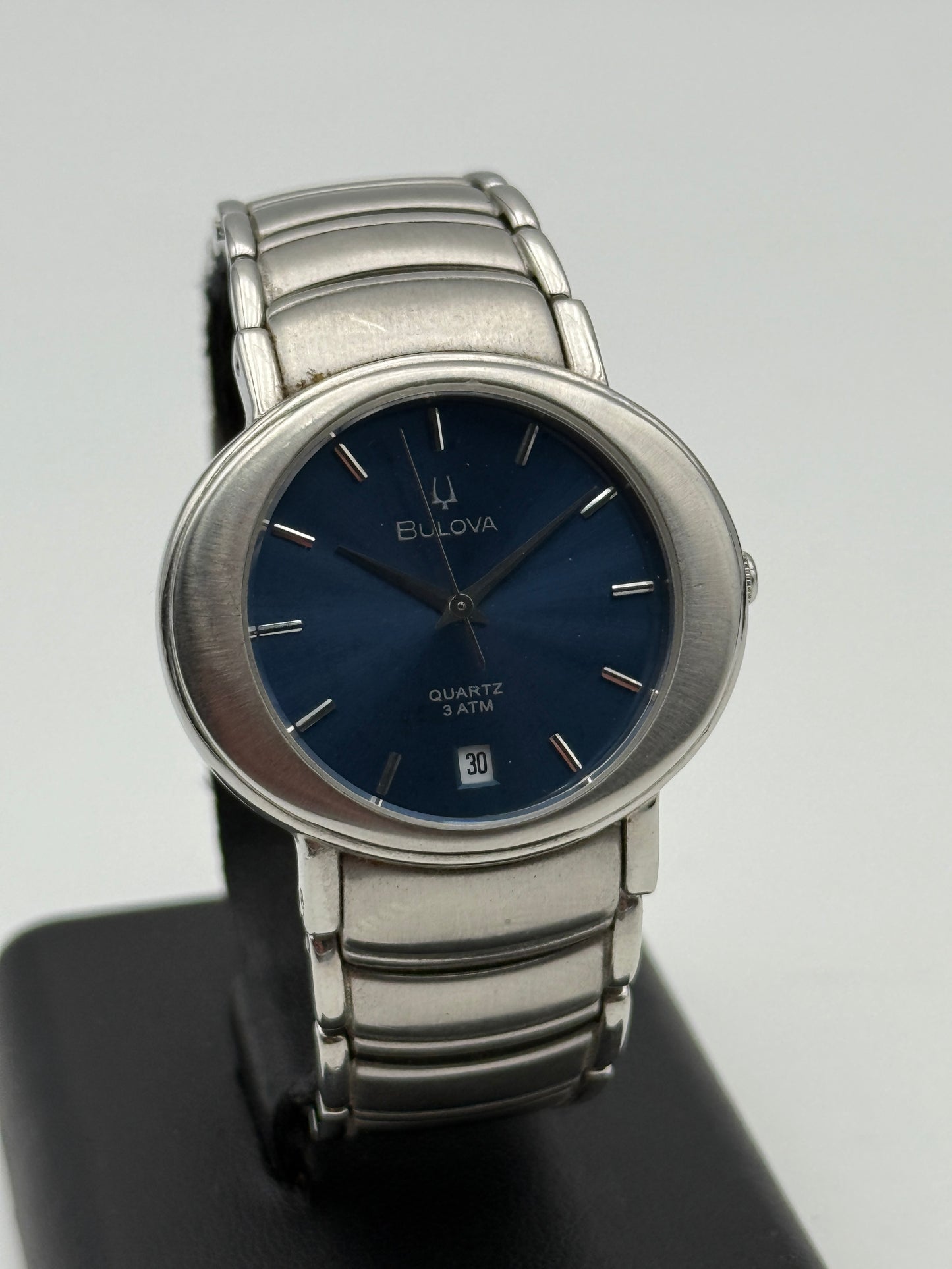 Bulova quartz 36mm watch vintage orologio