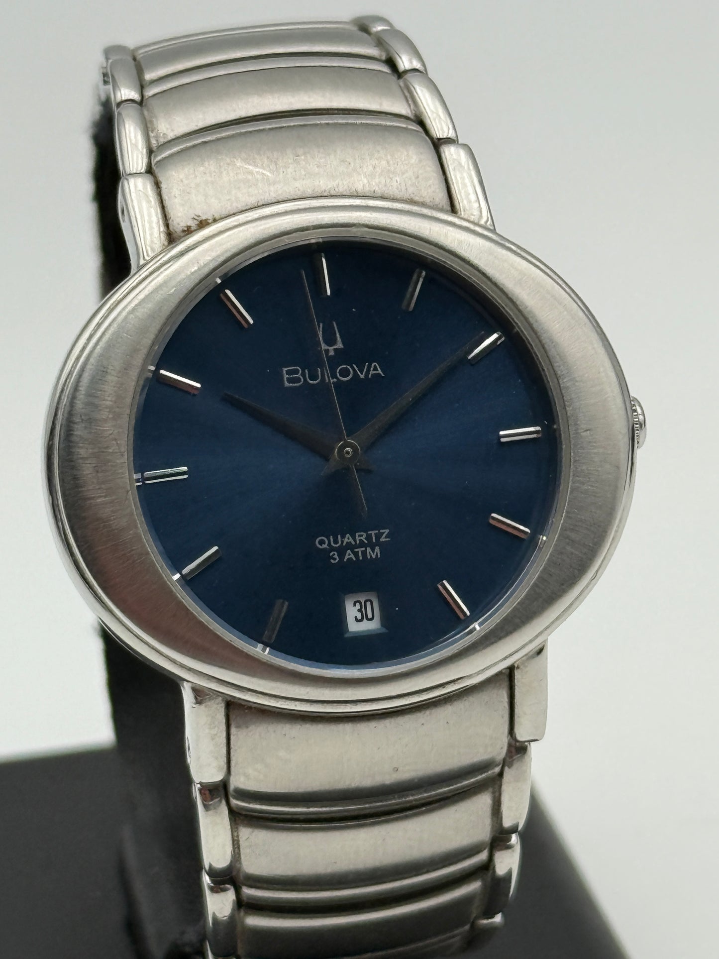 Bulova quartz 36mm watch vintage orologio