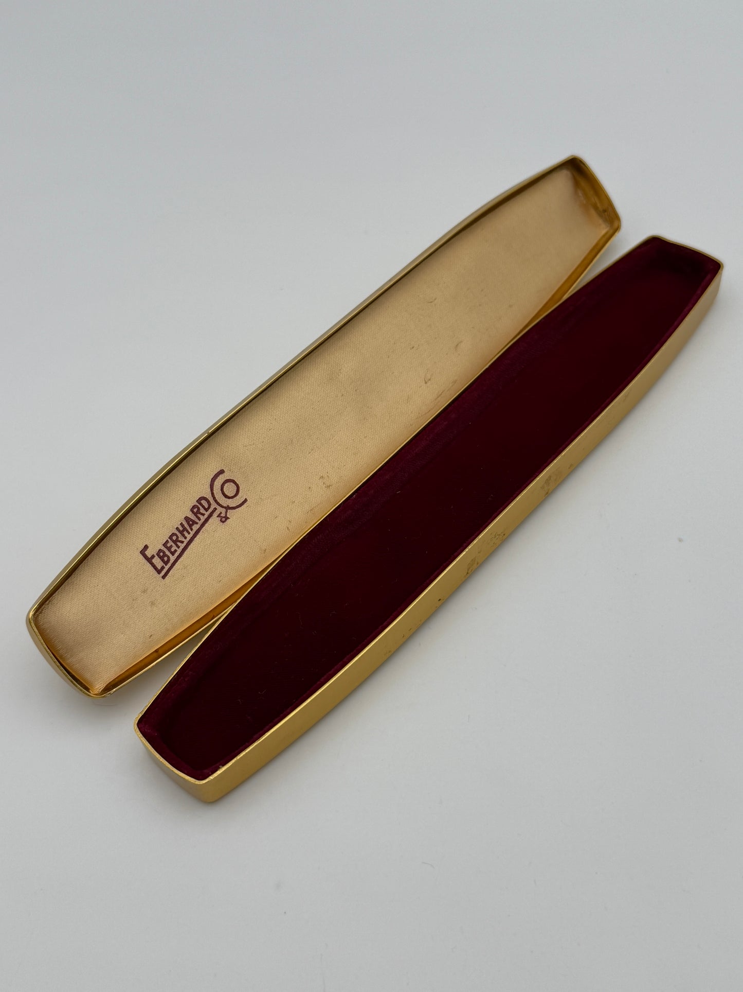 eberhard box scatola watch vintage gold plated