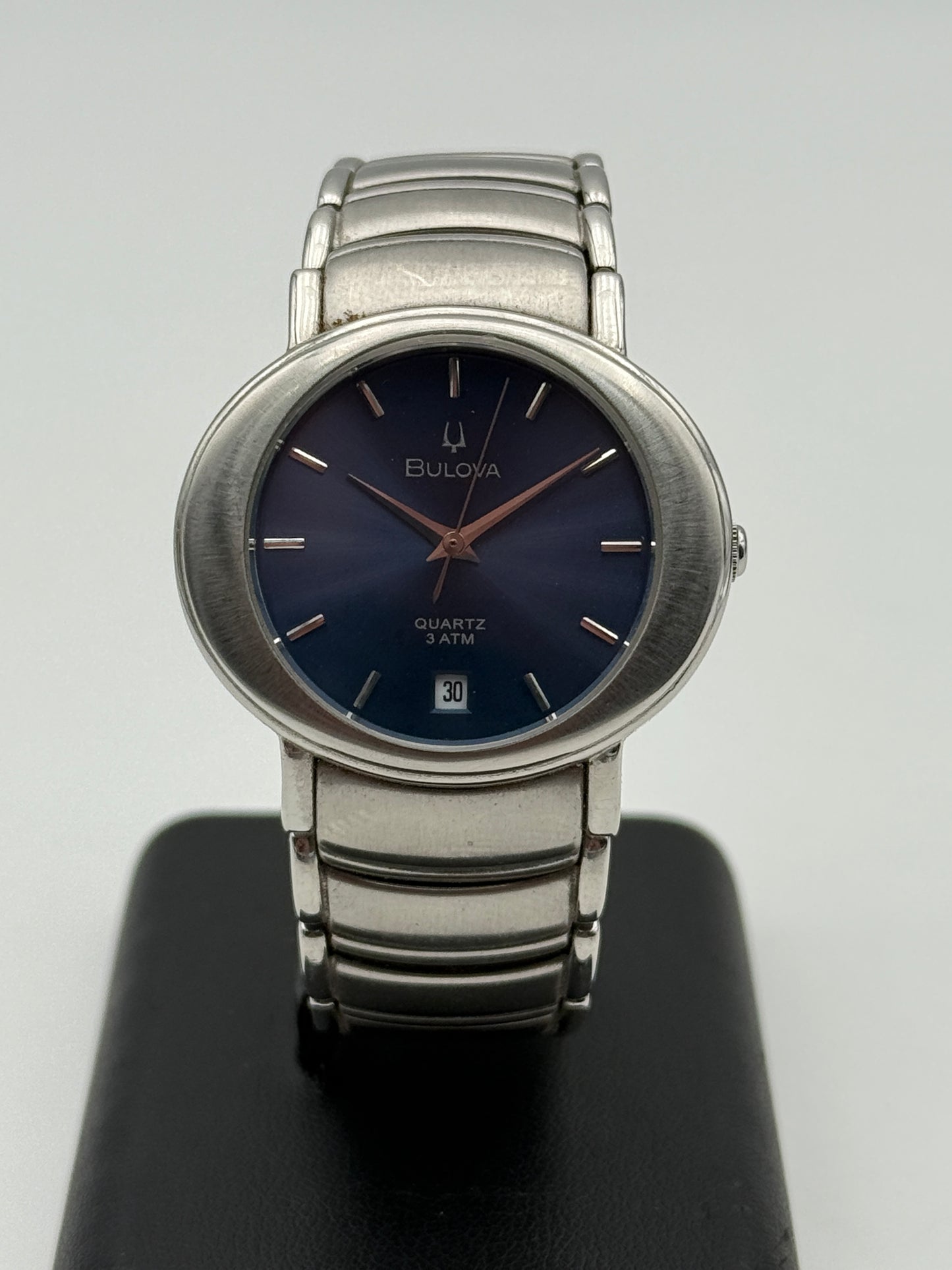 Bulova quartz 36mm watch vintage orologio
