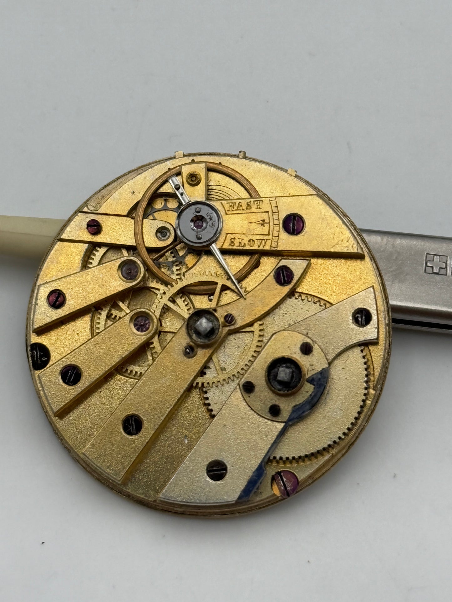 cilindro chiavetta cylinder keys pocket watch movement movimento 34mm