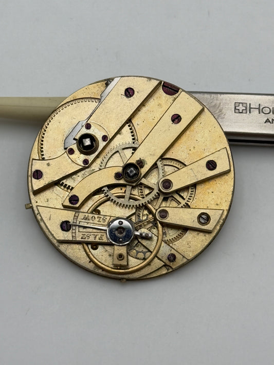 arsae chiavetta cilindro keys cylinder pocket watch movement movimento 36,2mm