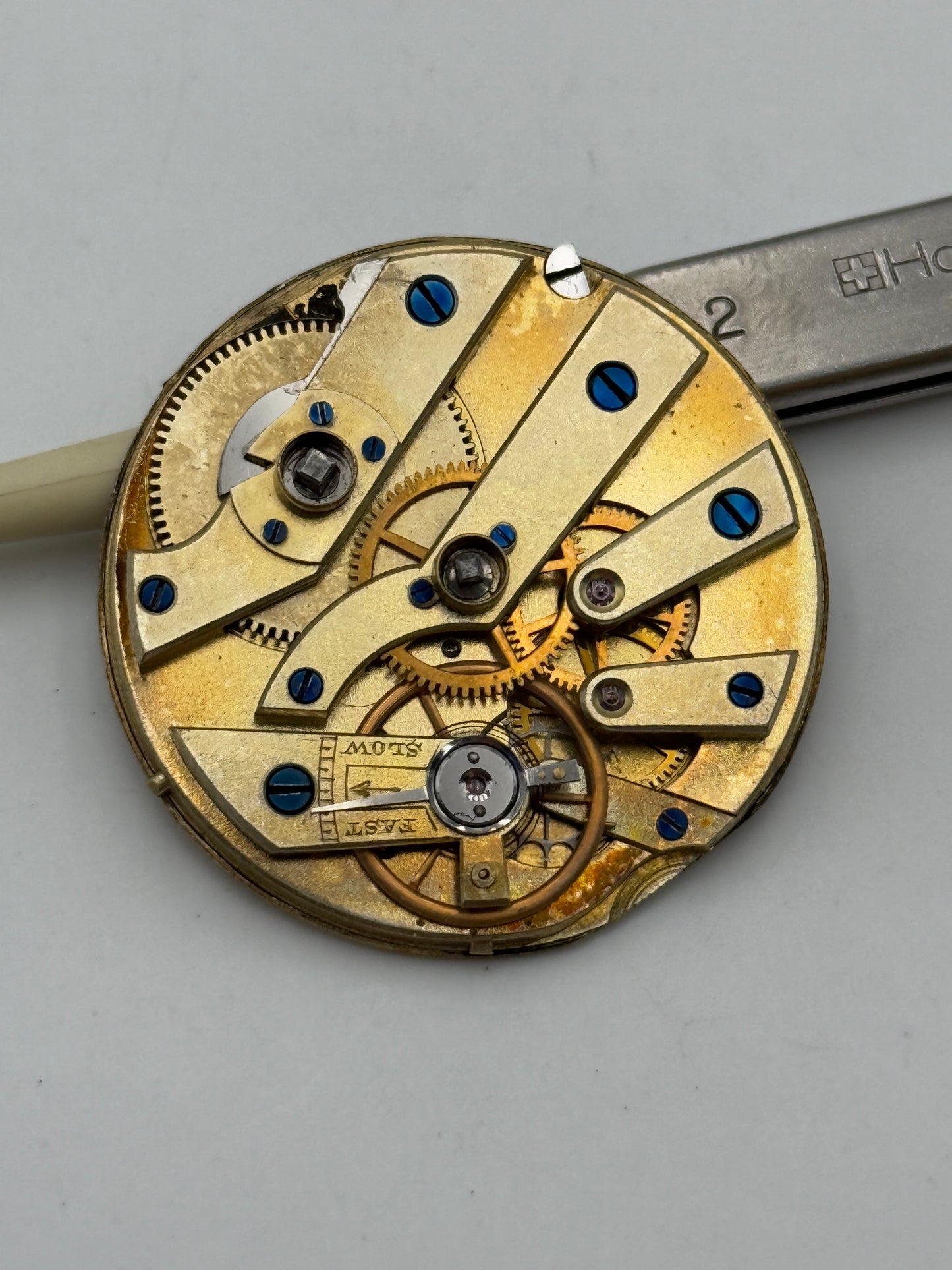 cilindro chiavetta cylinder keys pocket watch movement movimento 34mm