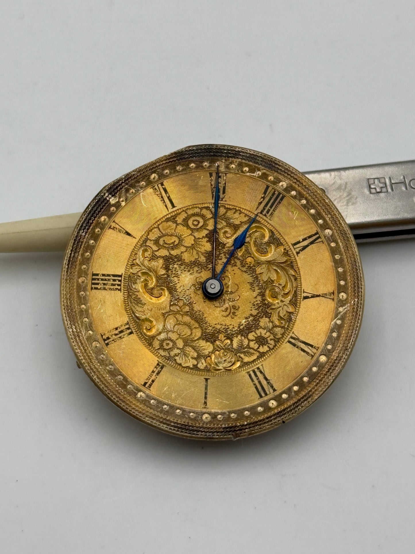 cilindro chiavetta cylinder keys pocket watch movement movimento 34mm