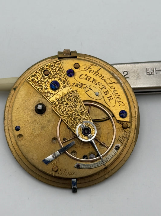 john lower chester 13257 38mm pocket watch movement movimento serpentine chain