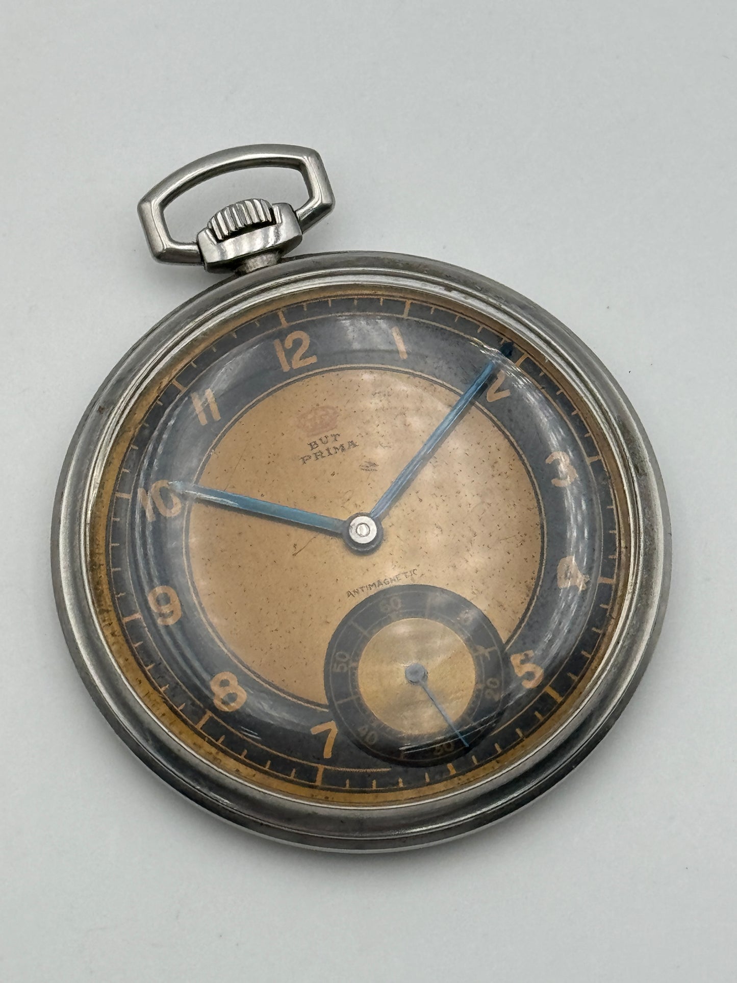but prima pocket watch calatrava acciaio acier 48mm