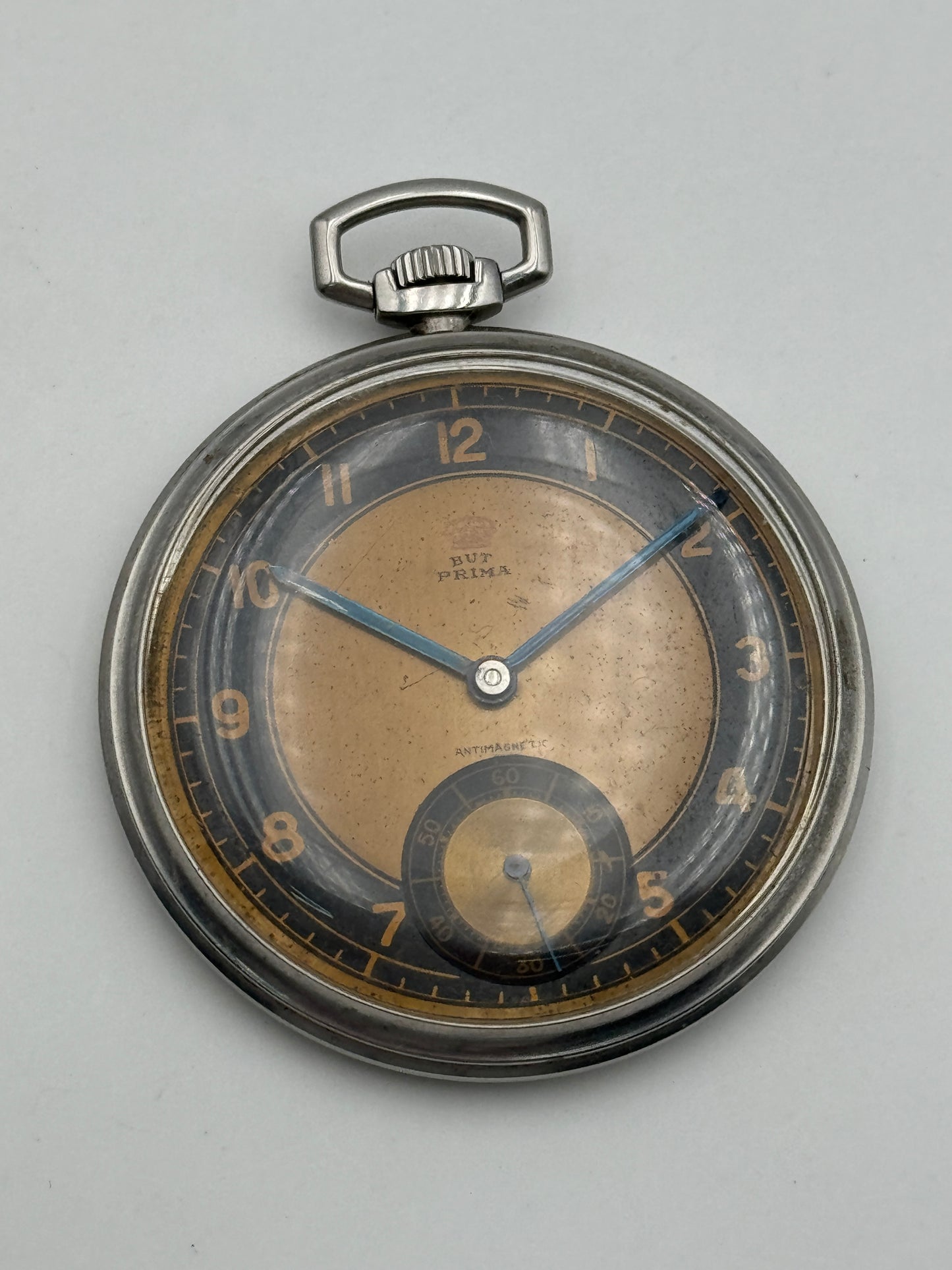 but prima pocket watch calatrava acciaio acier 48mm