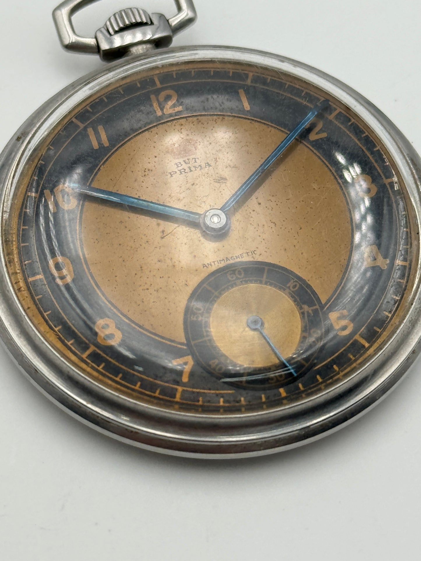 but prima pocket watch calatrava acciaio acier 48mm