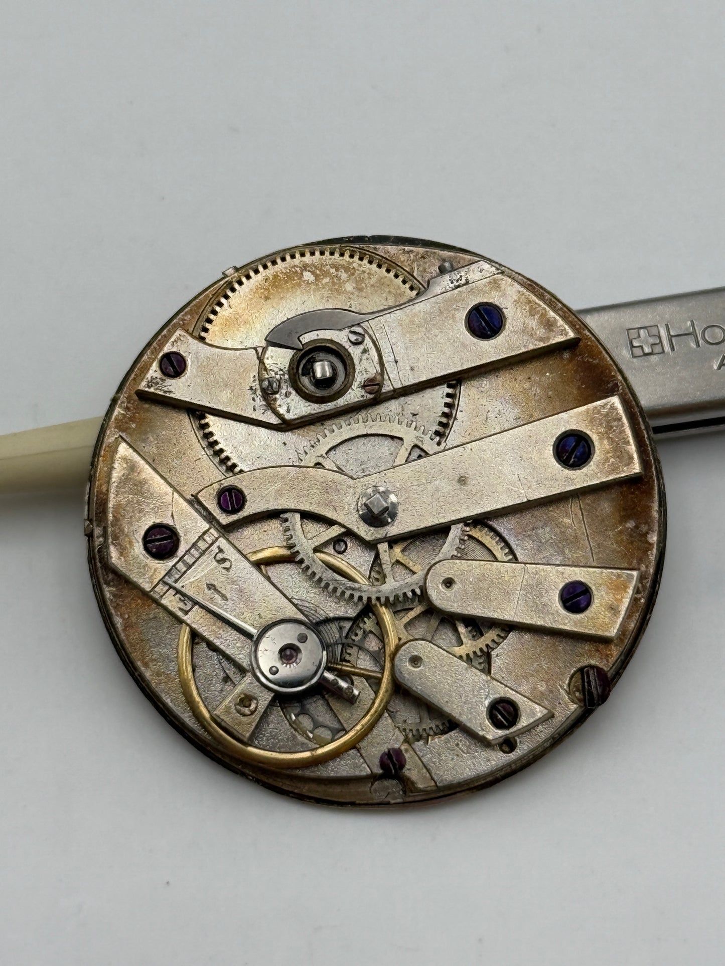 cilindro chiavetta keys cylinder pocket watch movement movimento 37mm