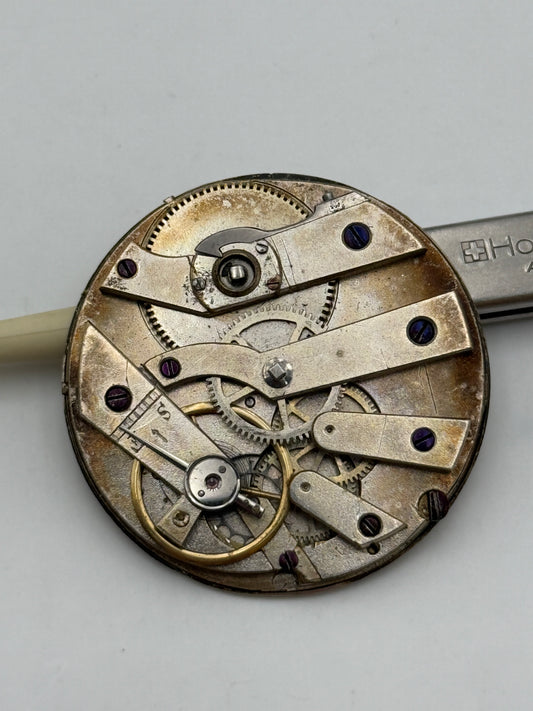 cilindro chiavetta keys cylinder pocket watch movement movimento 37mm