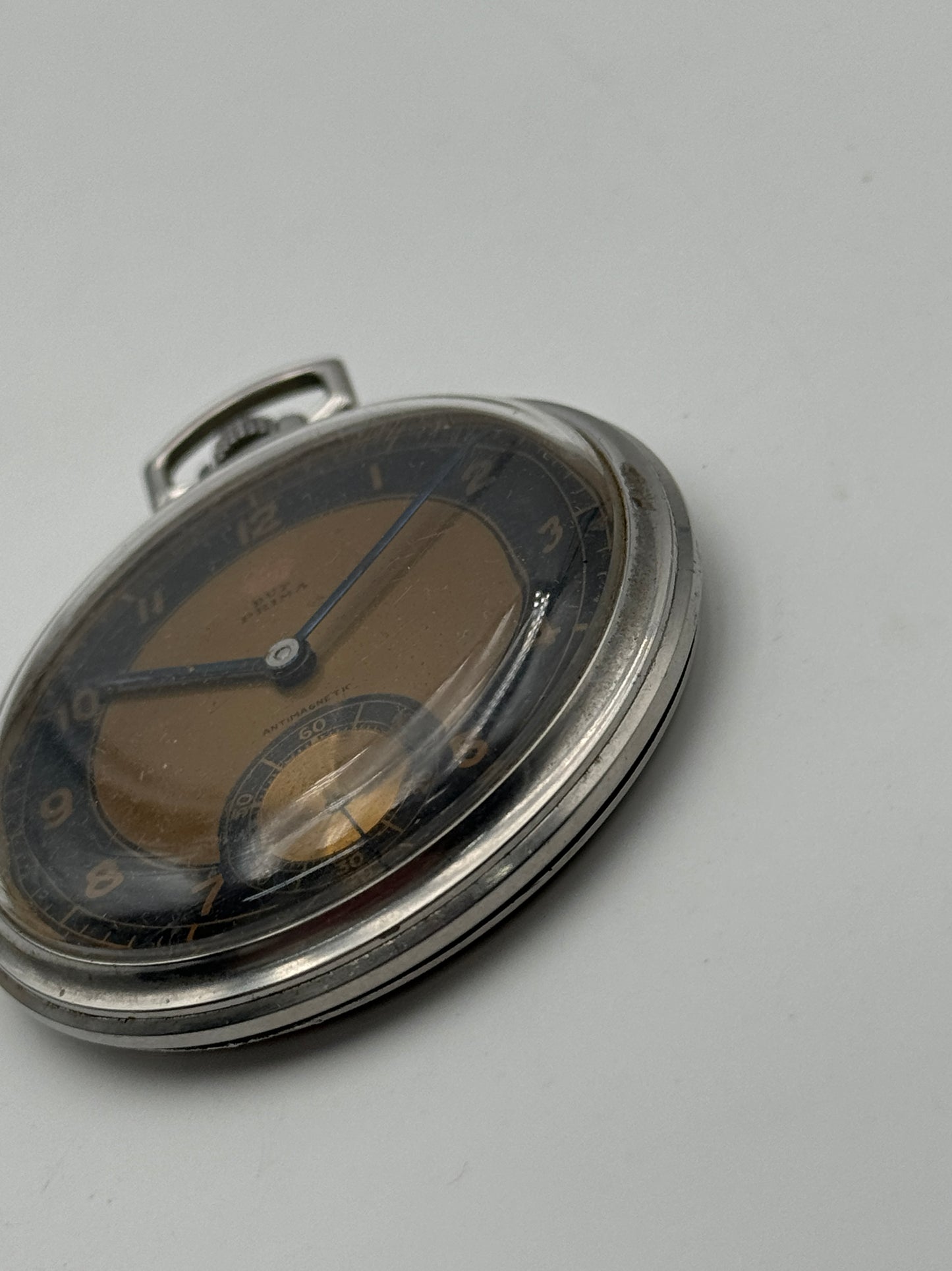 but prima pocket watch calatrava acciaio acier 48mm